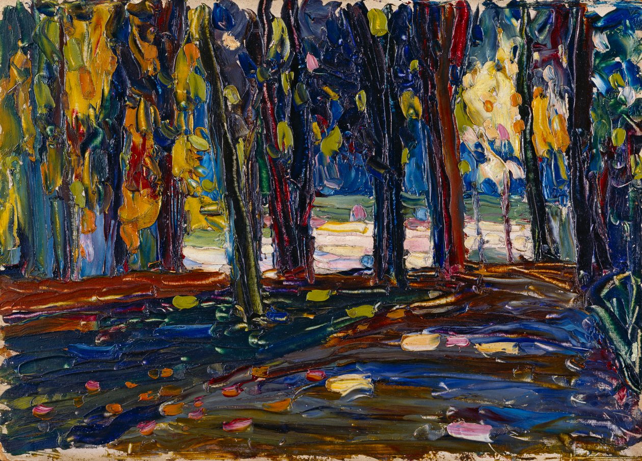 Puistossa tekijältä Wassily Kandinsky