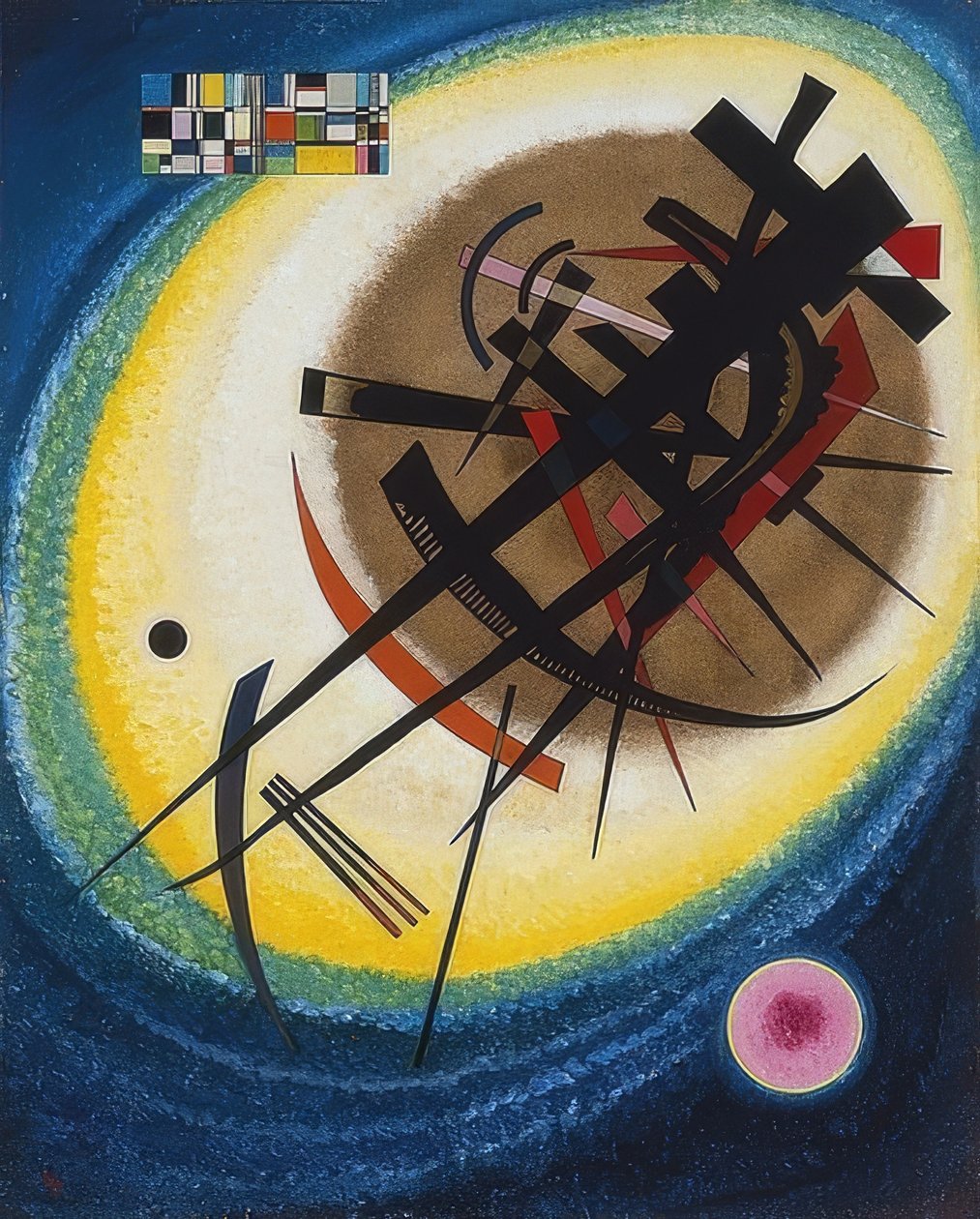 Vaaleassa soikeassa. 1925 tekijältä Wassily Kandinsky