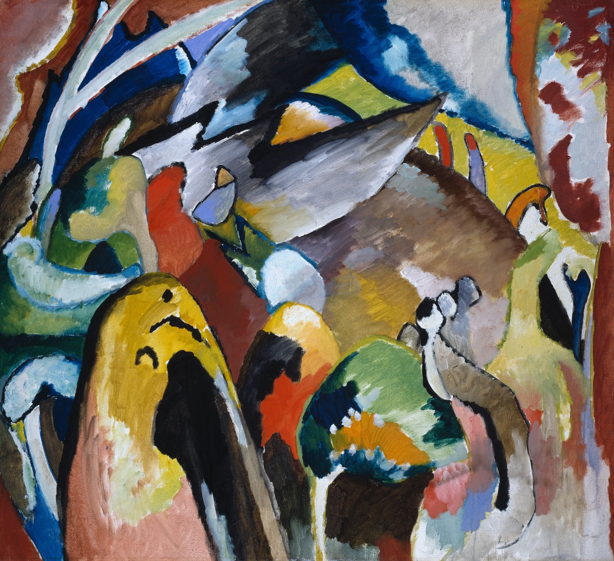 Improvisaatio 19 a tekijältä Wassily Kandinsky