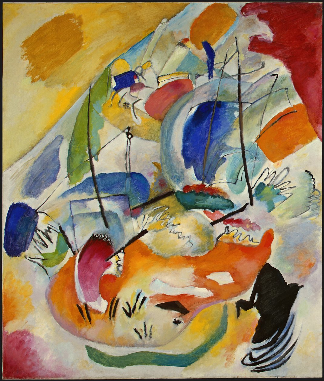 "Improvisaatio 31, meritaistelu" Bataille Novelle - Painter