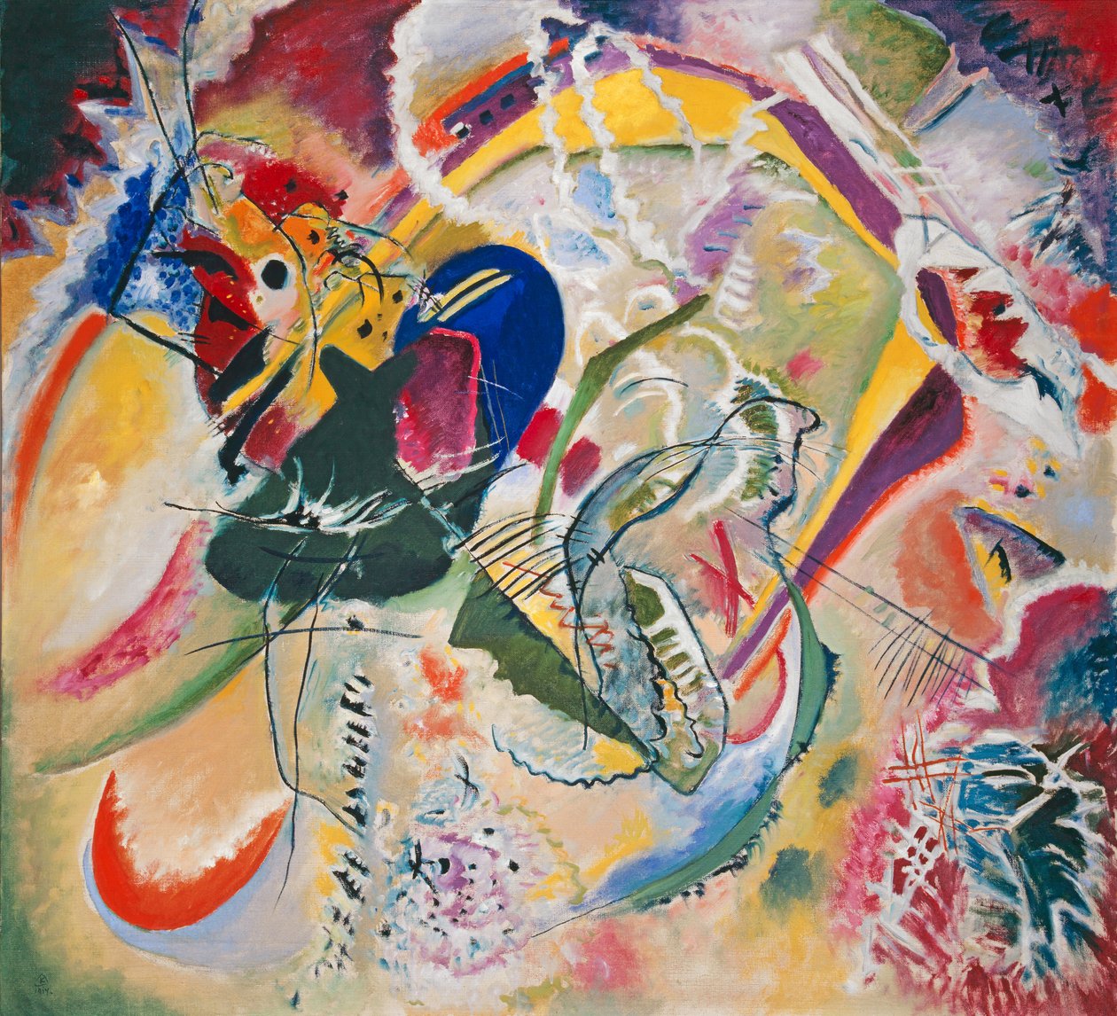 Improvisaatio 35, 1914 tekijältä Wassily Kandinsky