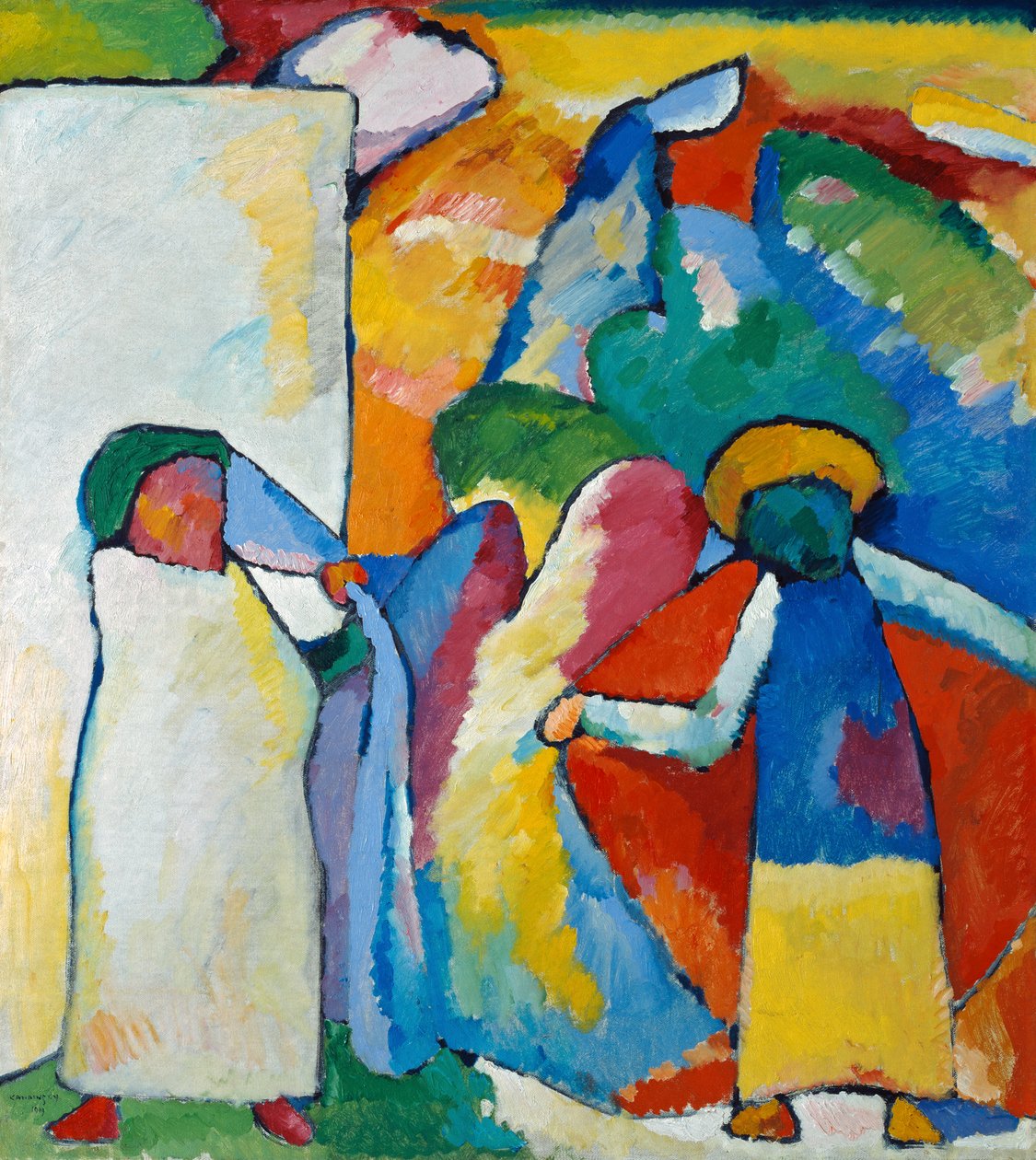 Improvisaatio 6 ("Afrikkalainen") tekijältä Wassily Kandinsky