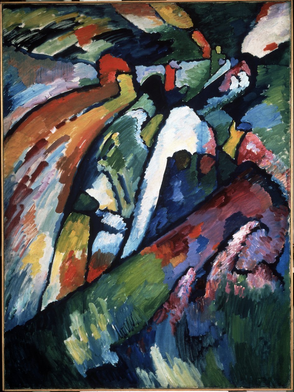 Painter Day Wassily Kandinskyn "Improvisaatio 7" (Au Wassily Kandinsky au Kandinsky tekijältä Wassily Kandinsky