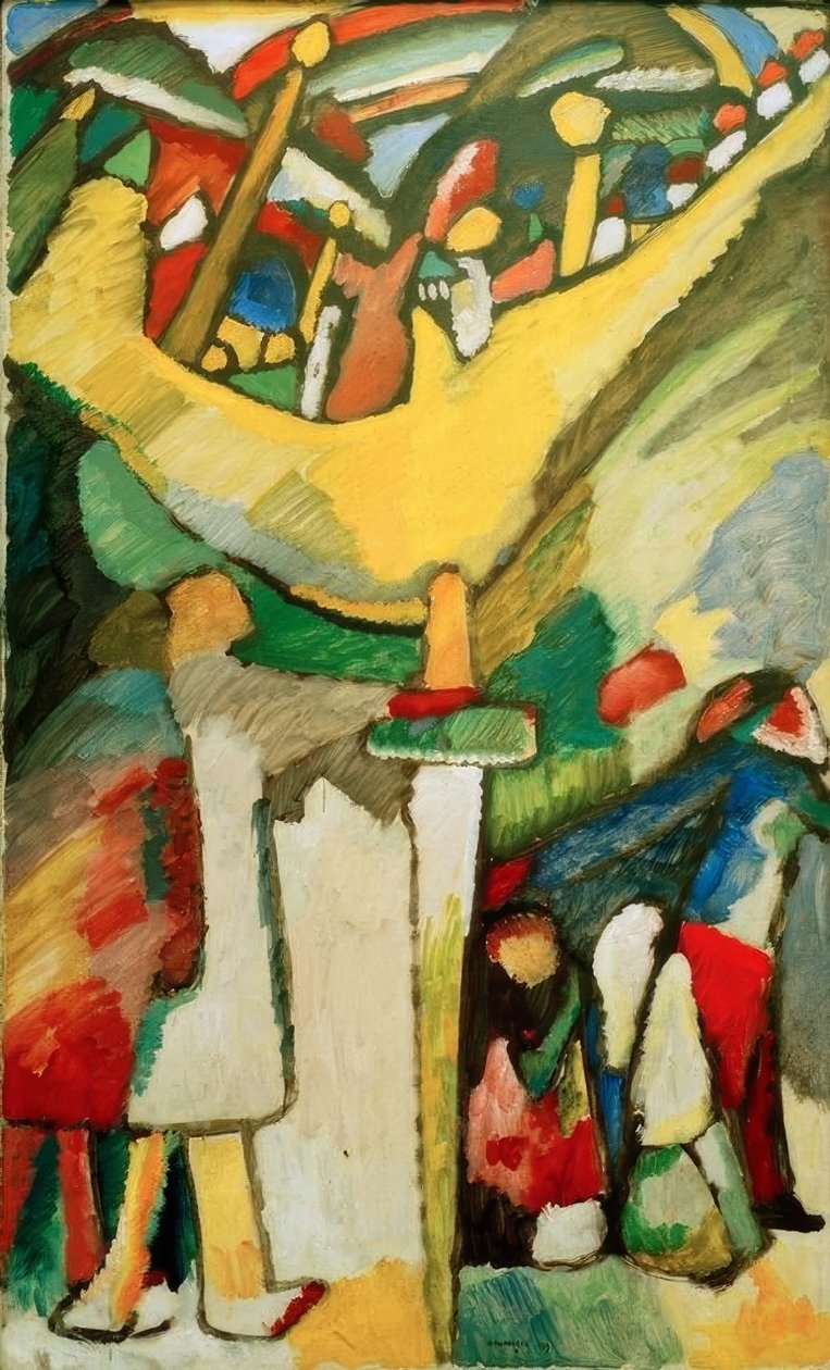 Improvisaatio 8 tekijältä Wassily Kandinsky