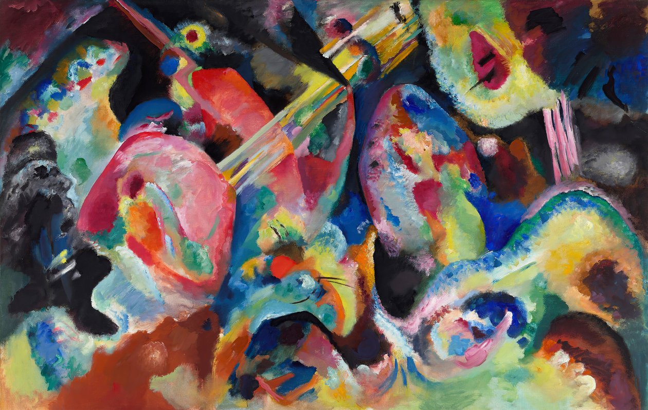 Improvisaatio. Vedenpaisumus, 1913. tekijältä Wassily Kandinsky