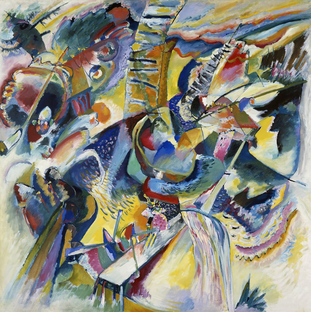 Improvisaatio Klamm, 1914. tekijältä Wassily Kandinsky