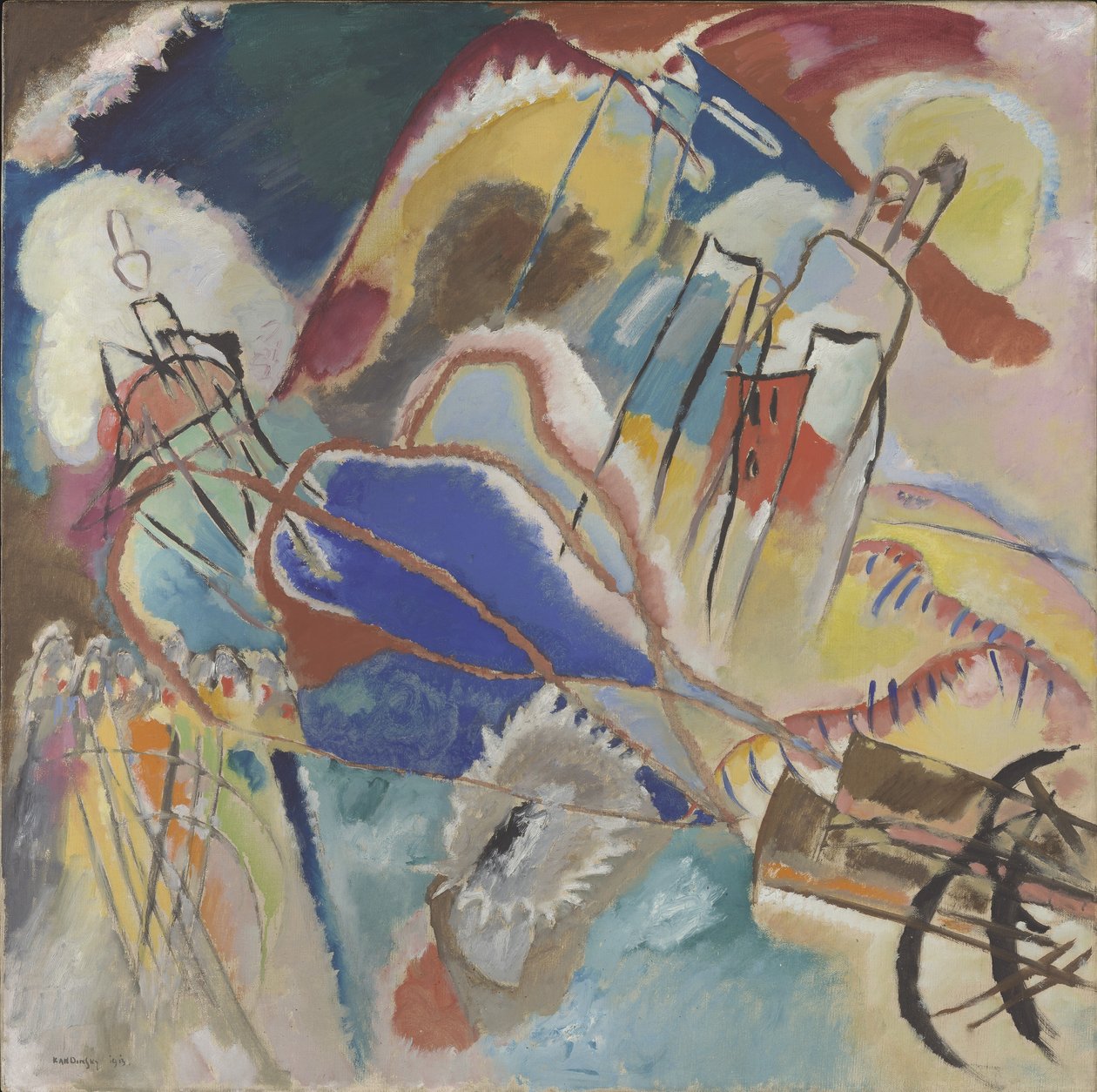 Improvisaatio nro 30 tekijältä Wassily Kandinsky