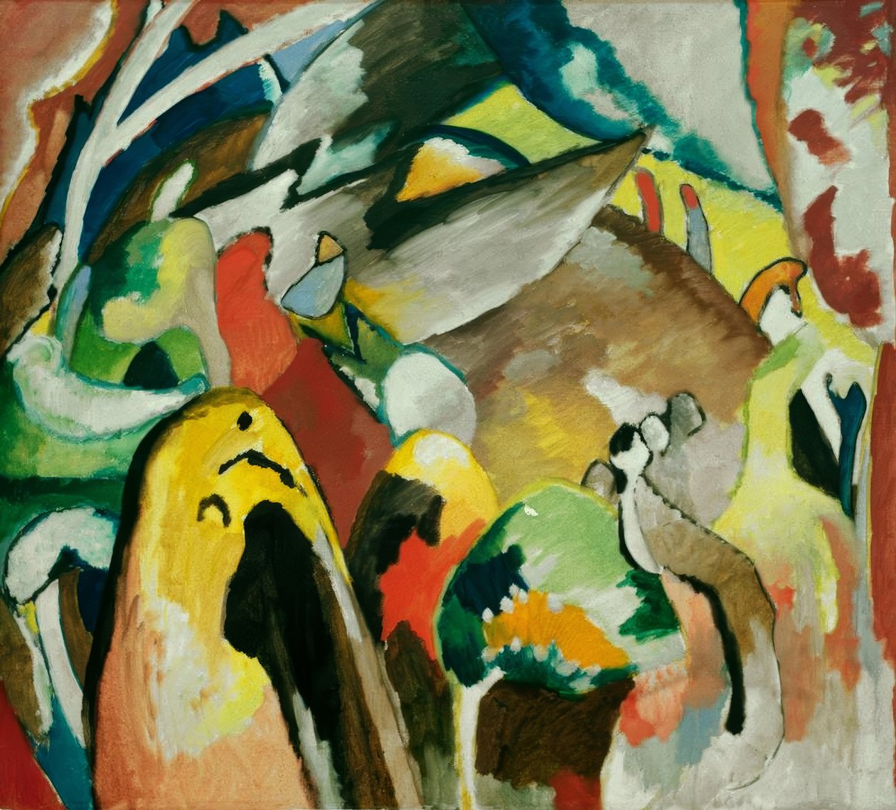 Improvisaatio Nr. 19a tekijältä Wassily Kandinsky