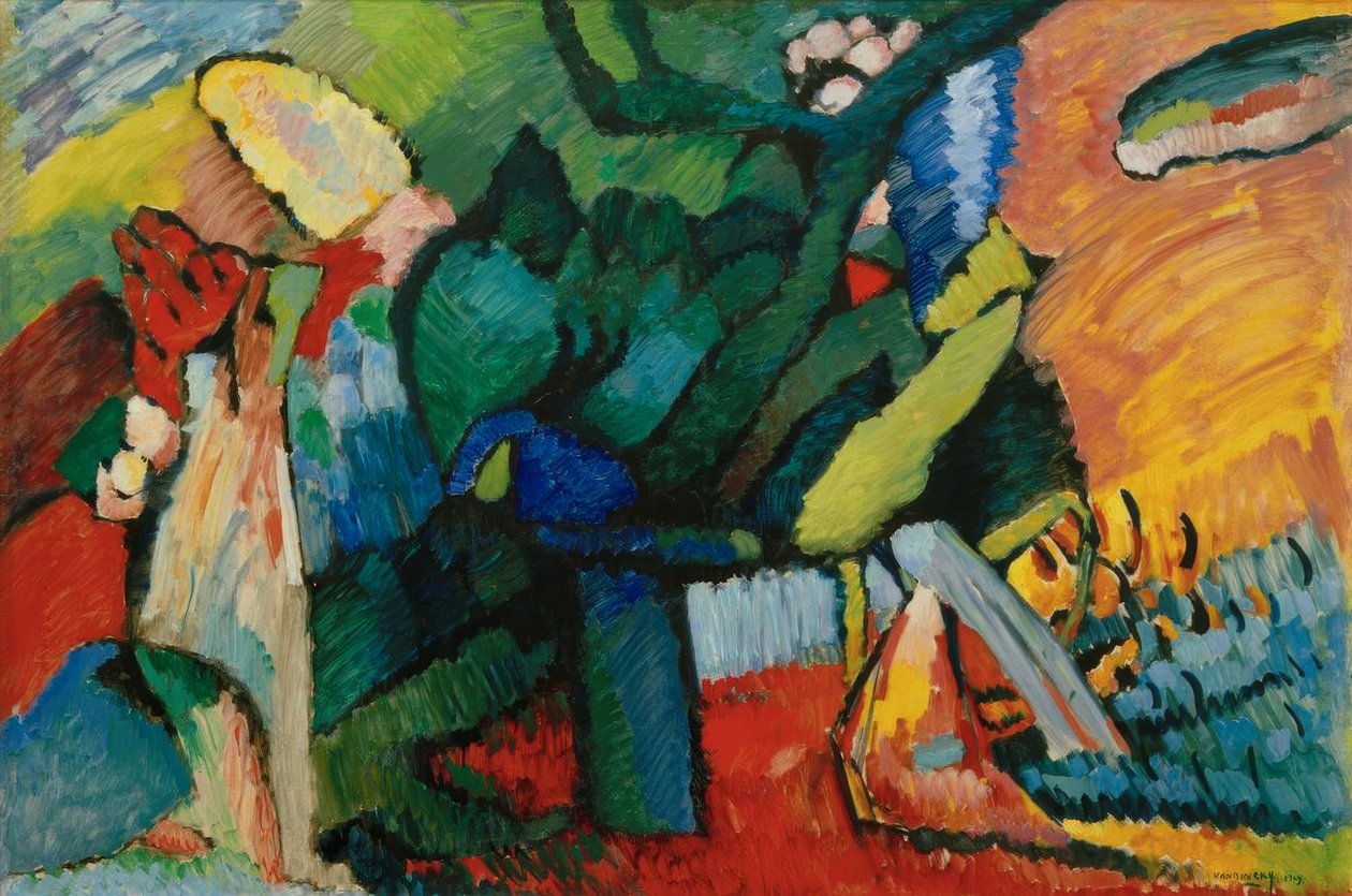 Improvisaatio Nr. 4 tekijältä Wassily Kandinsky