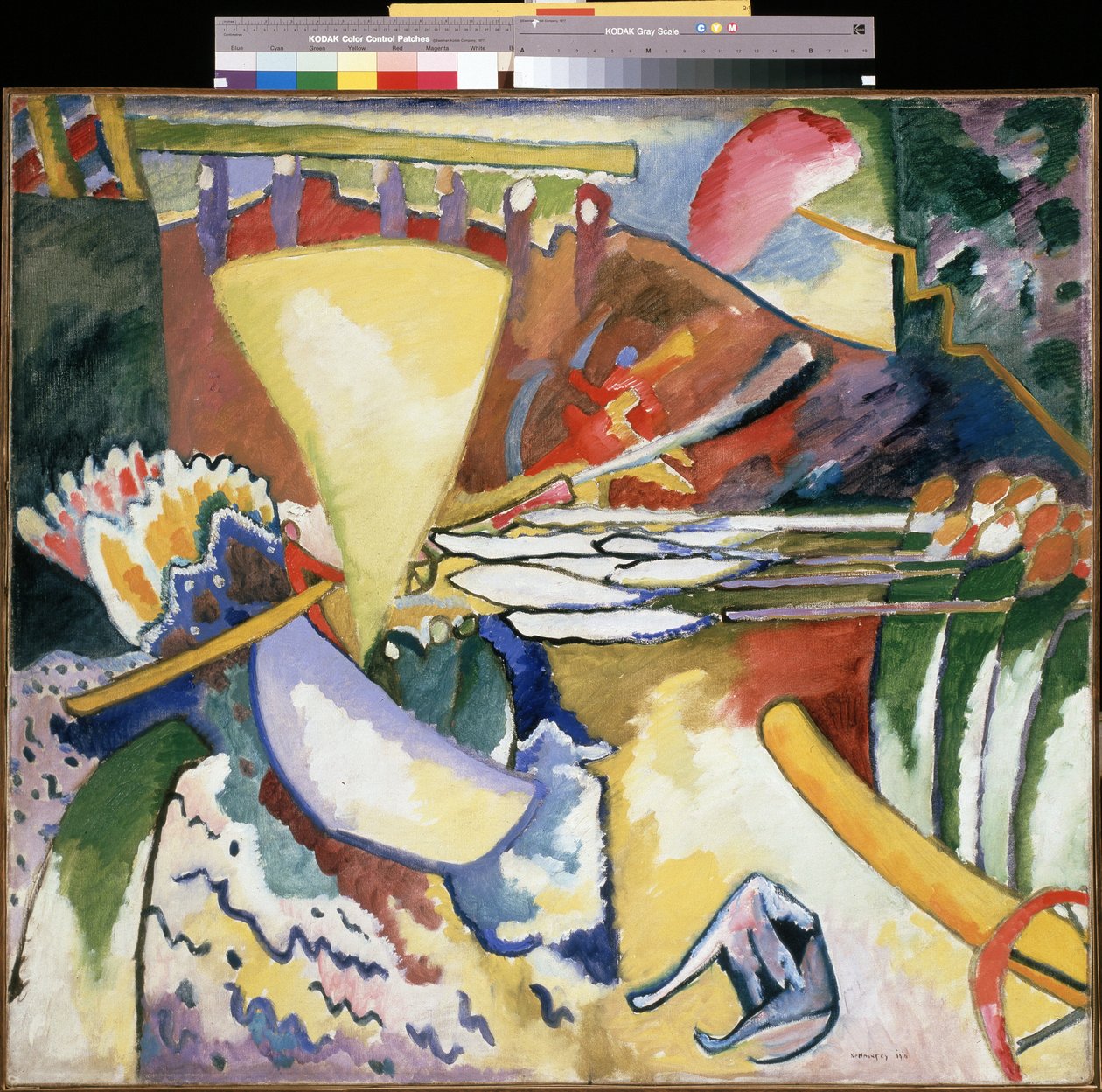 Painter Day Wassily Kandinskyn ""Improvisaatio" (Au Wassily Kandinsky au Kandinsky tekijältä Wassily Kandinsky