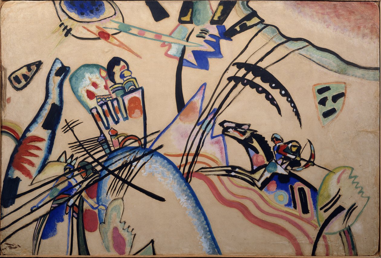Improvisaatio, c. 1913 tekijältä Wassily Kandinsky