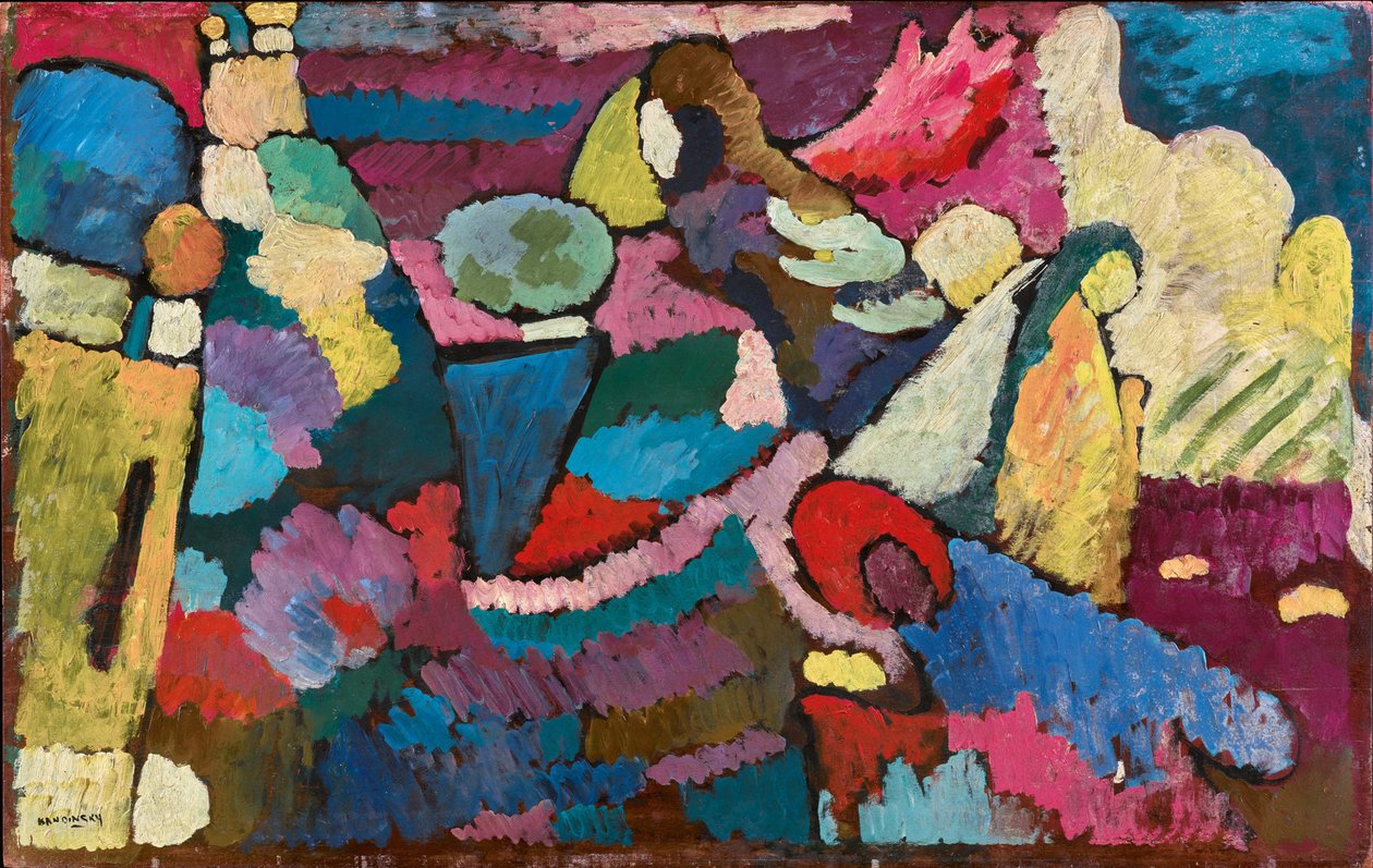 Improvisaatio mahonkista, 1910. tekijältä Wassily Kandinsky