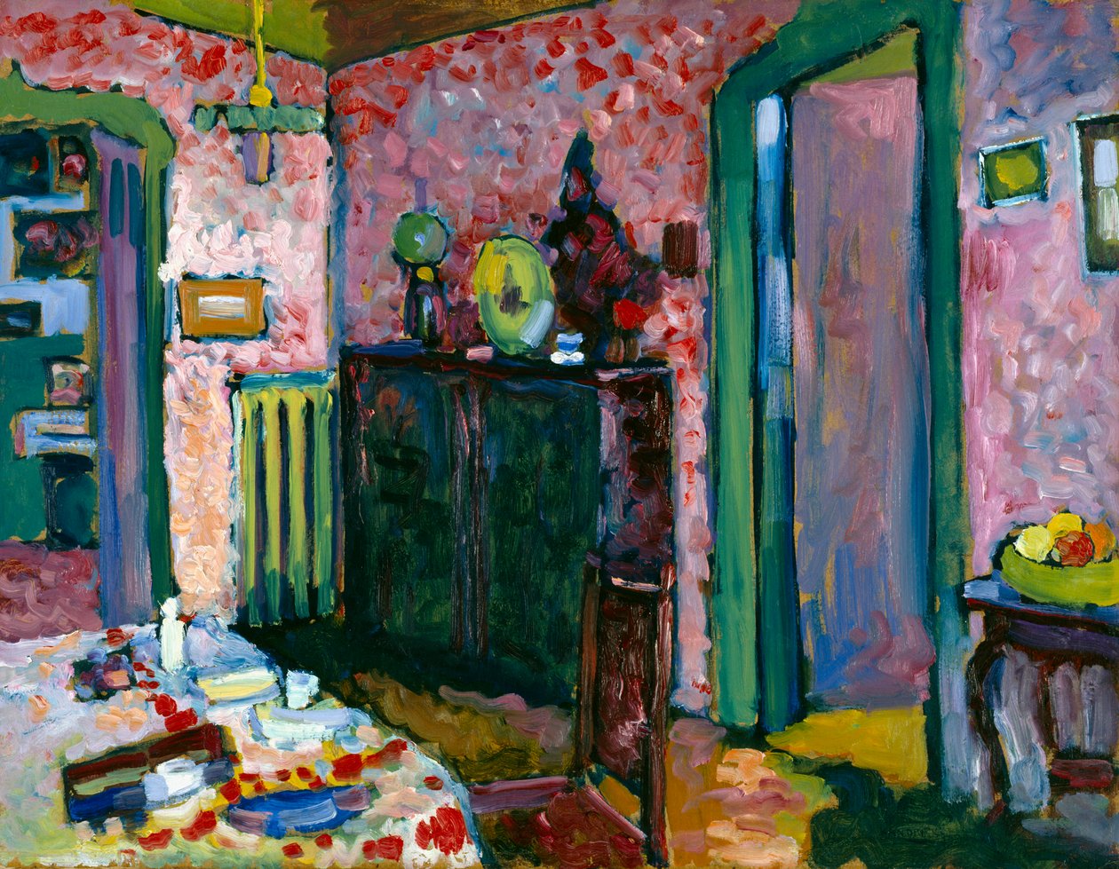 Sisäkuva (ruokailuhuoneeni) tekijältä Wassily Kandinsky