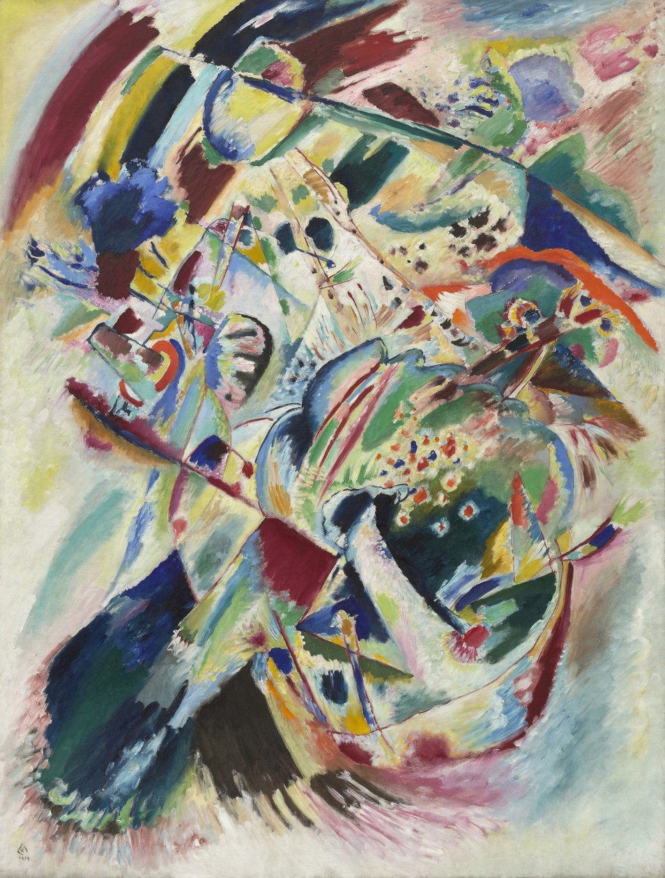 Kandinsky - Taulu Edwin R. Campbellille nro 4, 1914. tekijältä Wassily Kandinsky