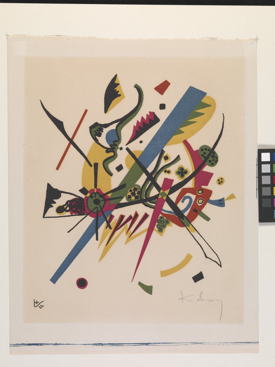 Kleine Welten I (Pienet maailmat I) (värilitografiat) tekijältä Wassily Kandinsky