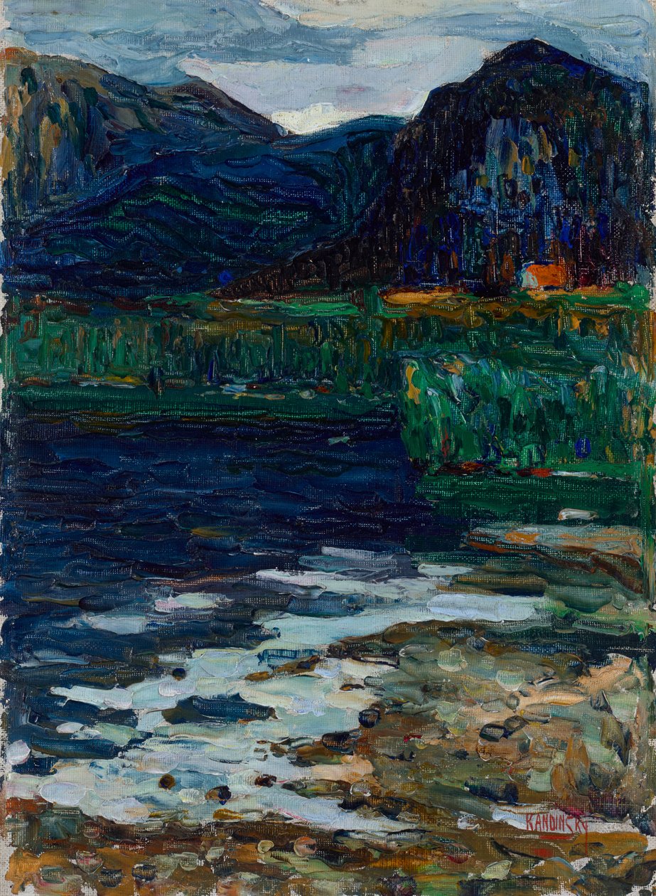 Kochel – Schlehdorf tekijältä Wassily Kandinsky