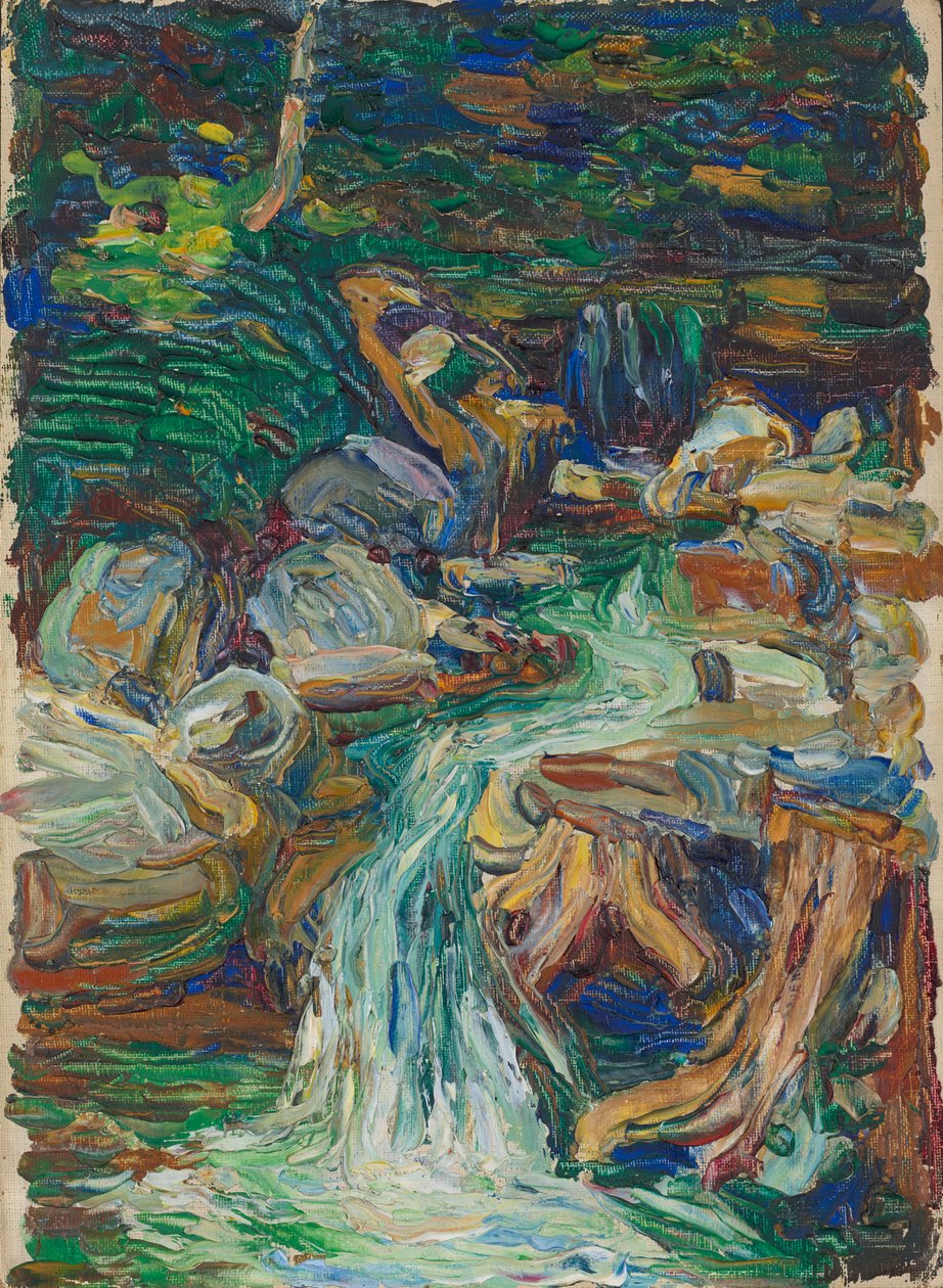 Kochel – Vesiputous II tekijältä Wassily Kandinsky