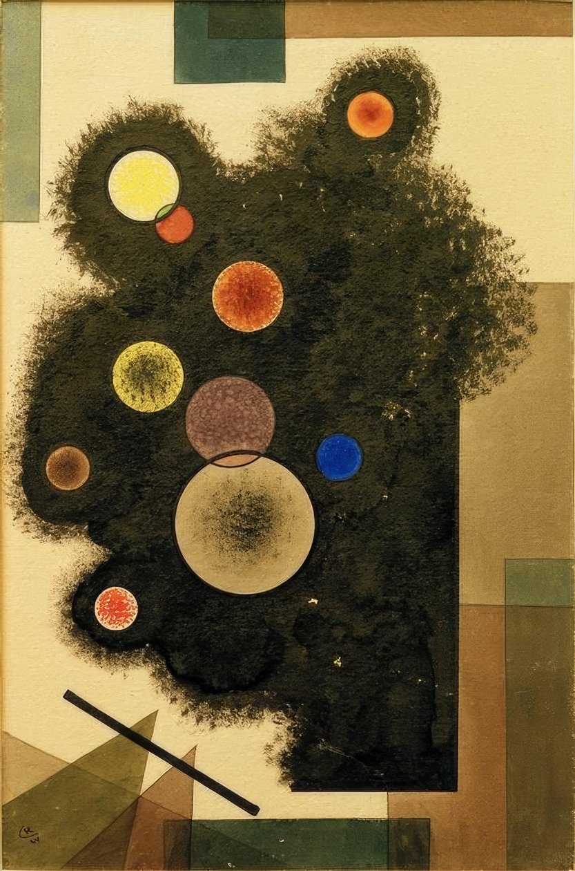 Kreise Schwarzissa tekijältä Wassily Kandinsky