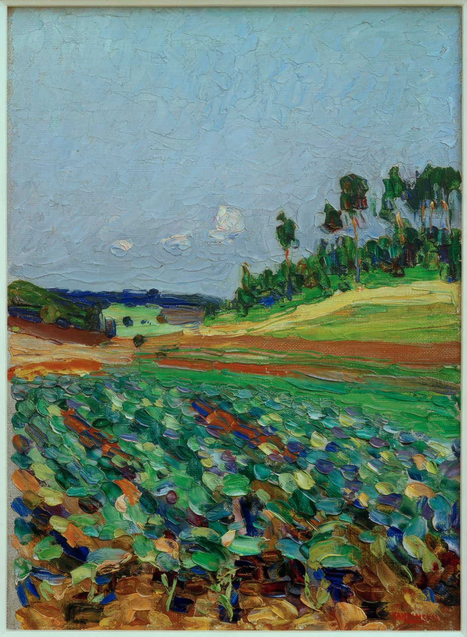 Landschaft bei Regensburg tekijältä Wassily Kandinsky