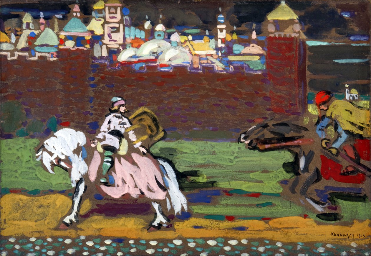 ""Ristit"" Vassily Kandinskyn (tai Wassily Kandinski tai Kandinskij) maalaus tekijältä Wassily Kandinsky