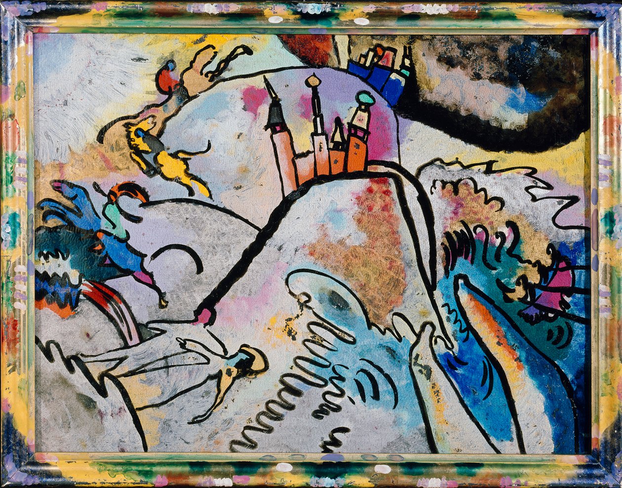 Auringon kanssa tekijältä Wassily Kandinsky