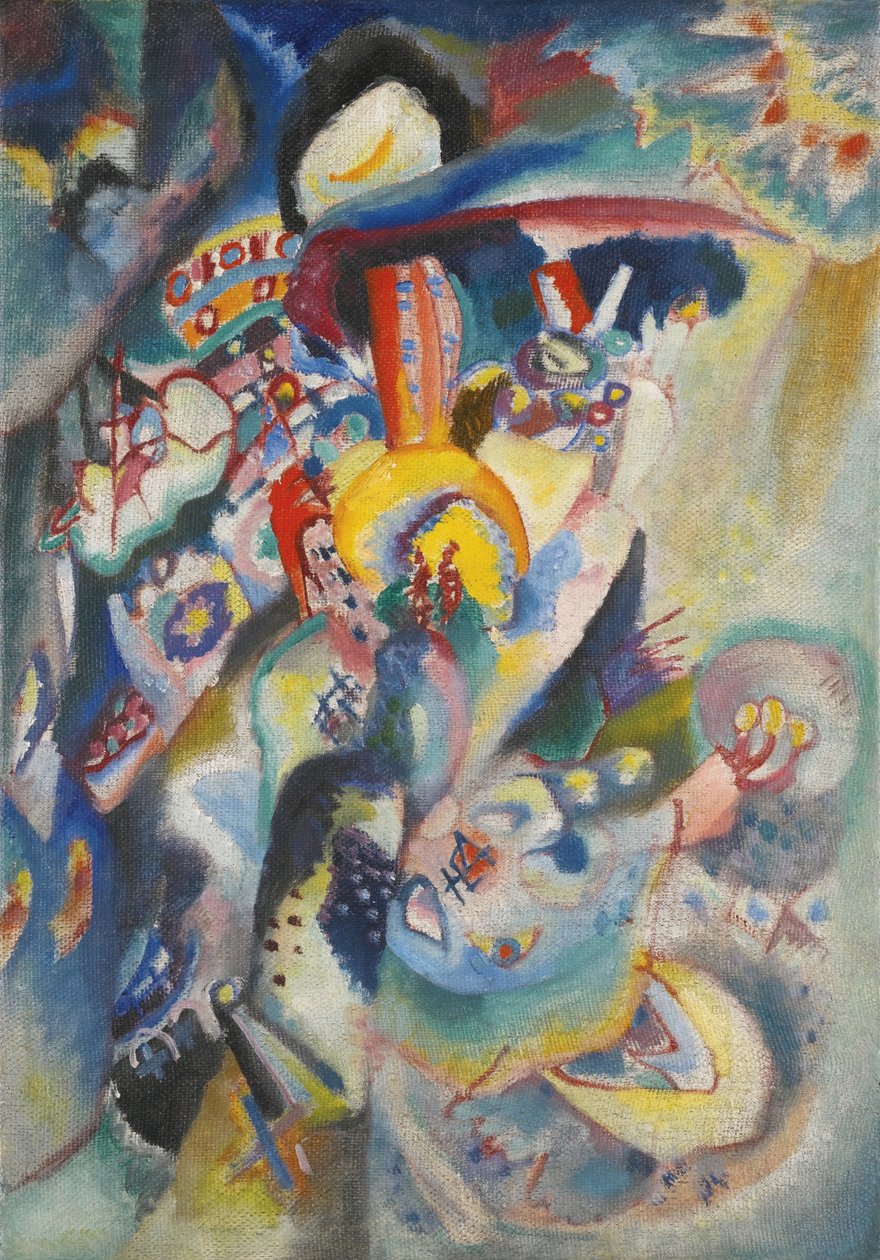 Moskova II, 1916 tekijältä Wassily Kandinsky