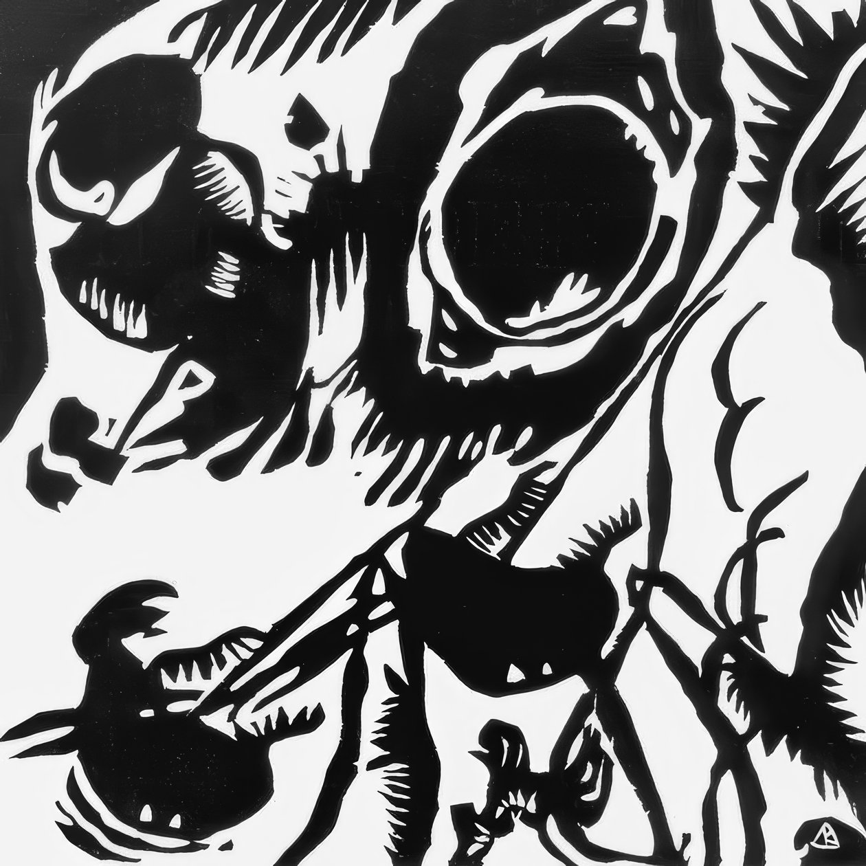 Motiivi aus Improvisaatio 25 tekijältä Wassily Kandinsky