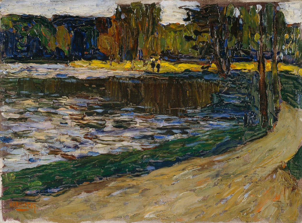 München - Englantilainen puutarha tekijältä Wassily Kandinsky