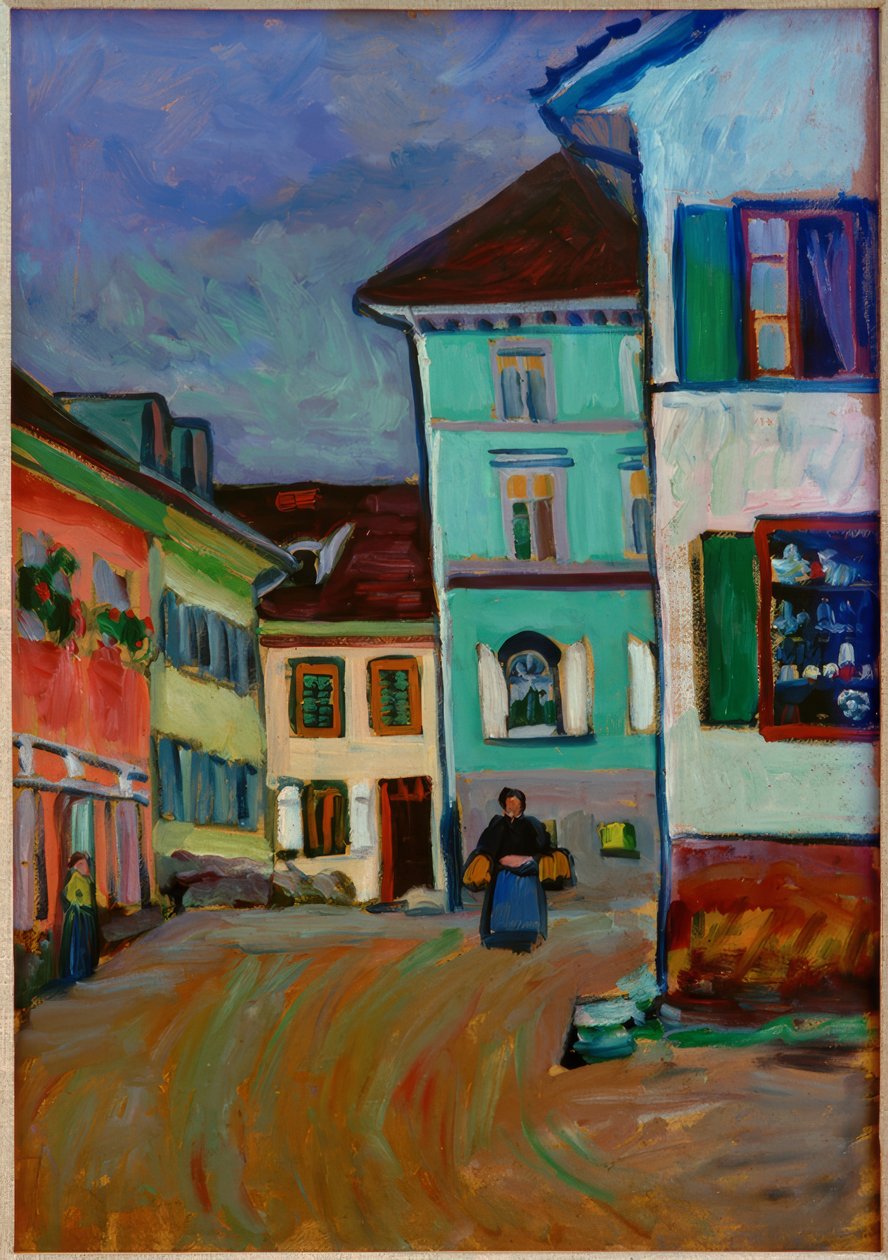 Murnau – Johannisstraße tekijältä Wassily Kandinsky