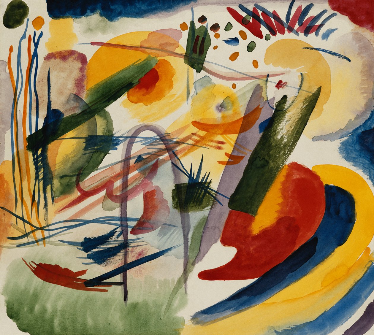 Ei otsikkoa; Nimetön tekijältä Wassily Kandinsky
