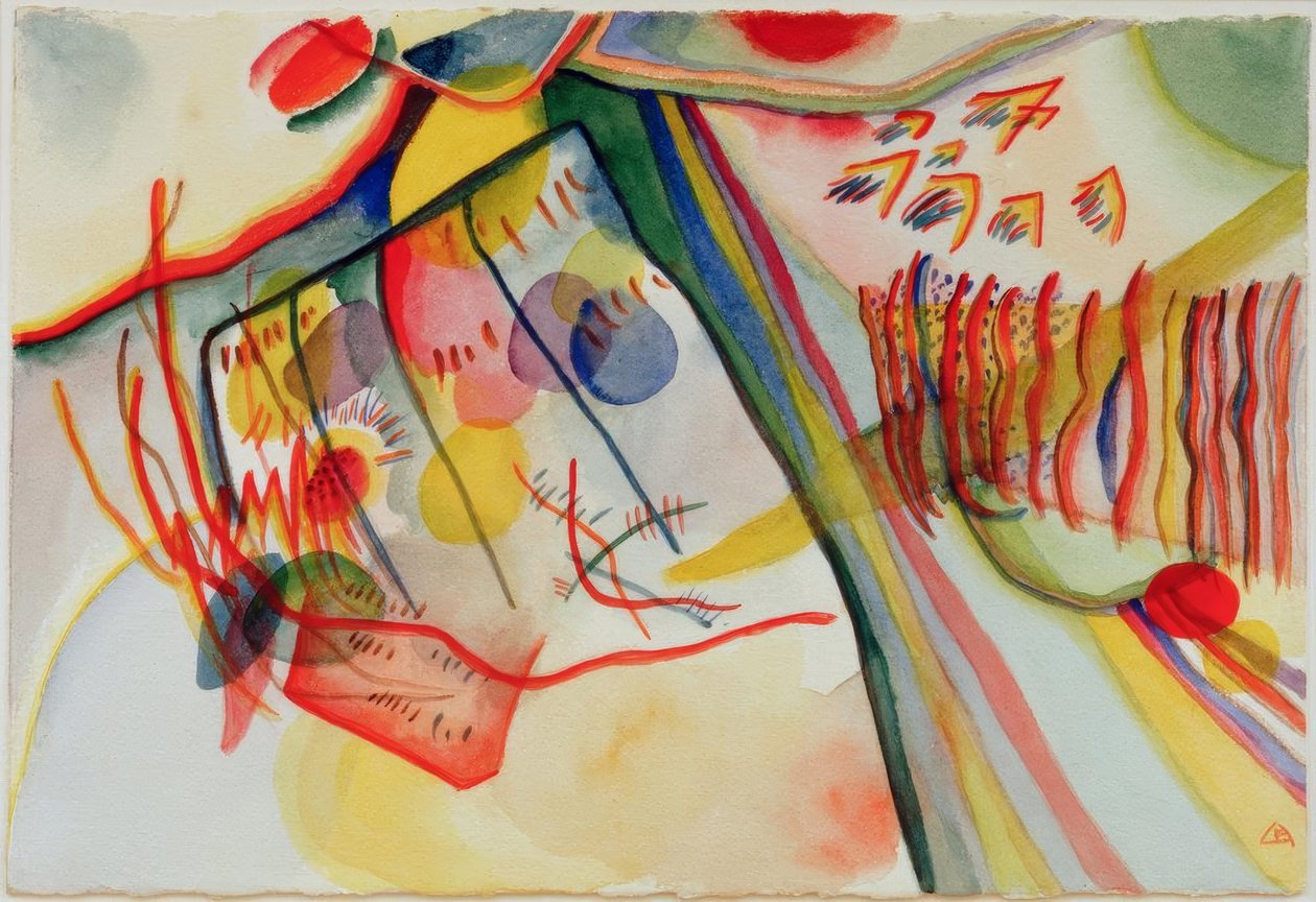 Nimetön (sävellys) tekijältä Wassily Kandinsky