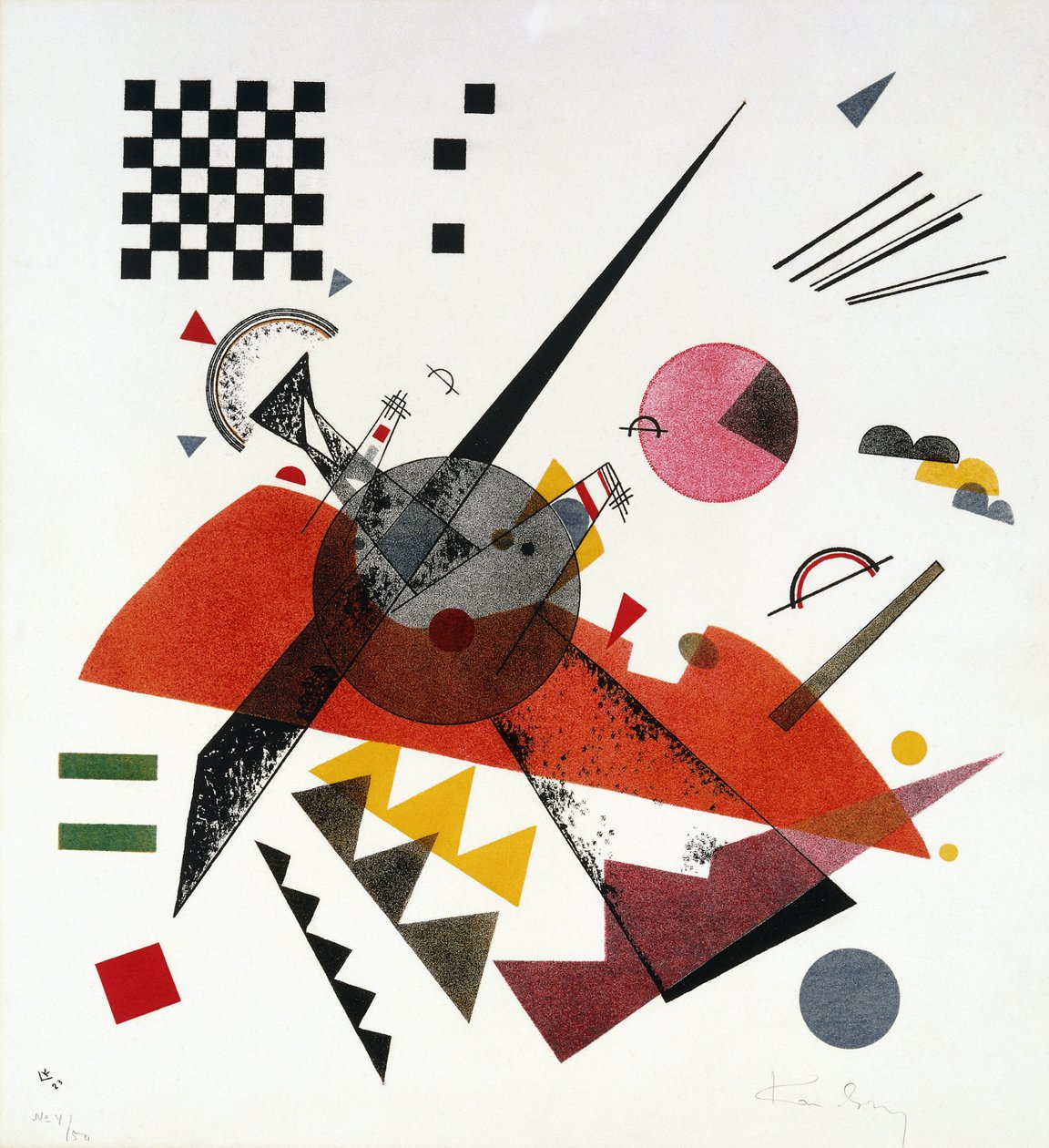 Oranssi (Roethel 180) tekijältä Wassily Kandinsky