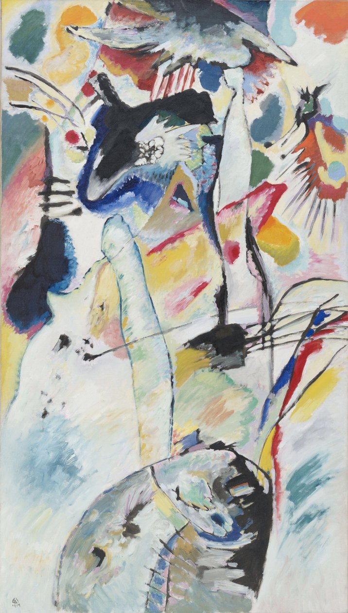 Paneeli Edwin R Campbelllle N 3 - Vassily Kandinskyn (tai Wassily Kandinskyn tai Kandinskyn maalaus tekijältä Wassily Kandinsky