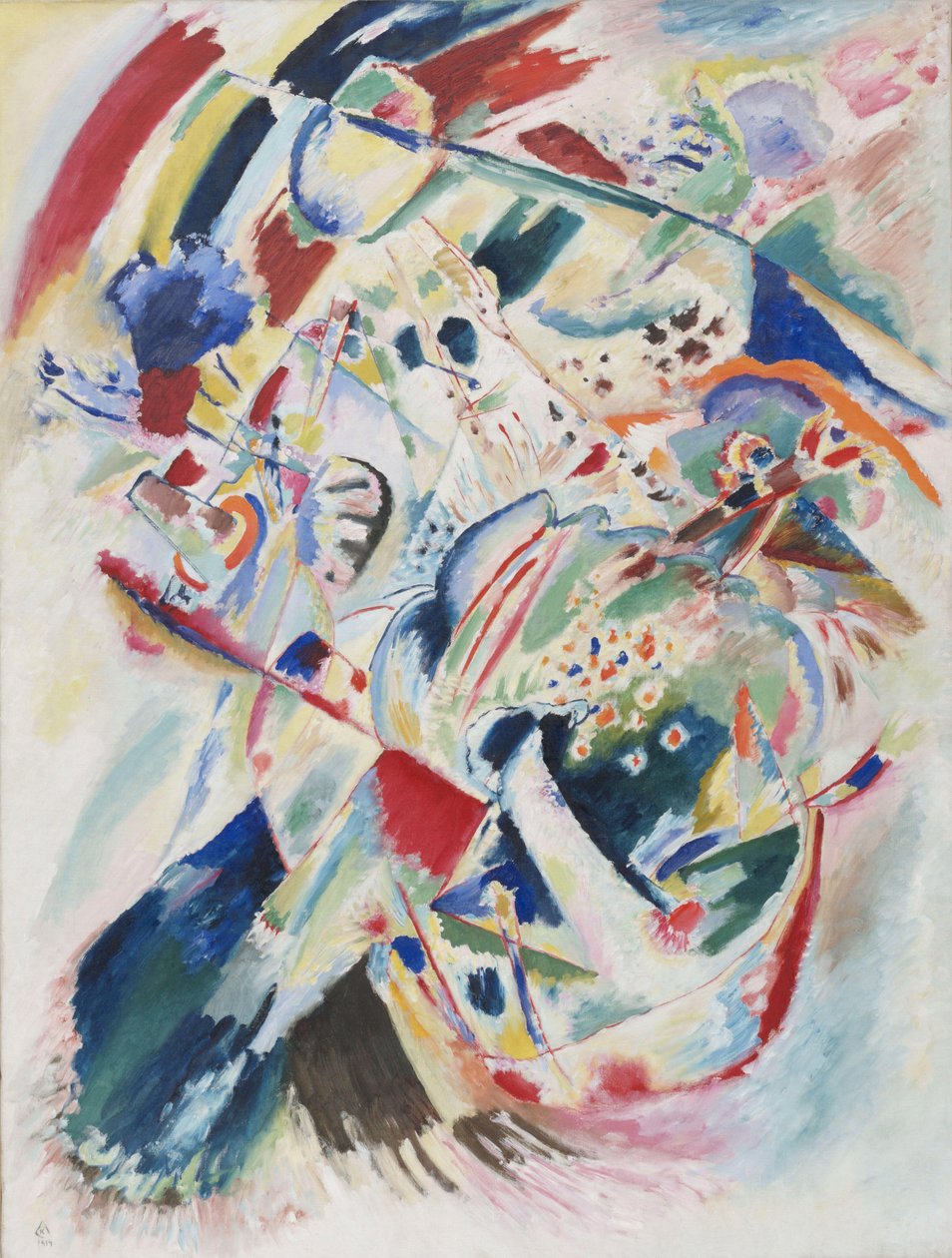 ""Paneeli Edwin R Campbelllle N 4"" Vassily Kandinskyn maalaus tekijältä Wassily Kandinsky