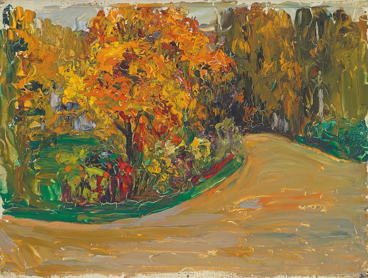 Puisto syksyllä tekijältä Wassily Kandinsky