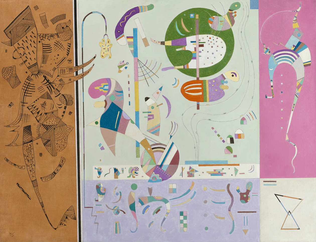 Erilaisia osia tekijältä Wassily Kandinsky
