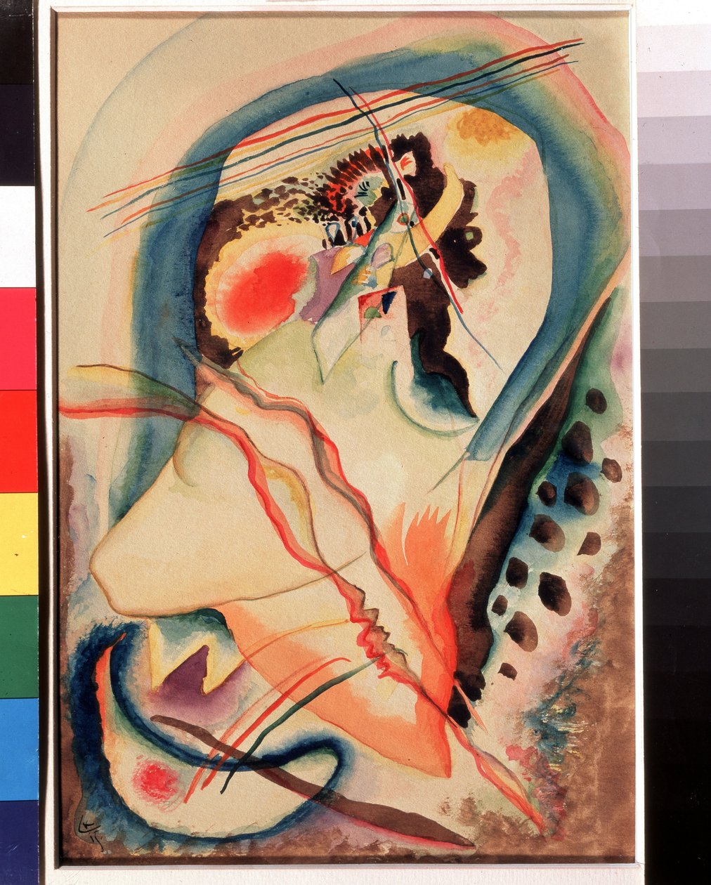Painter Vine (Pointles Painting). Ouverre de Wassily Kandinsky (Au Wassily Kandinsky au Kandinskyz tekijältä Wassily Kandinsky
