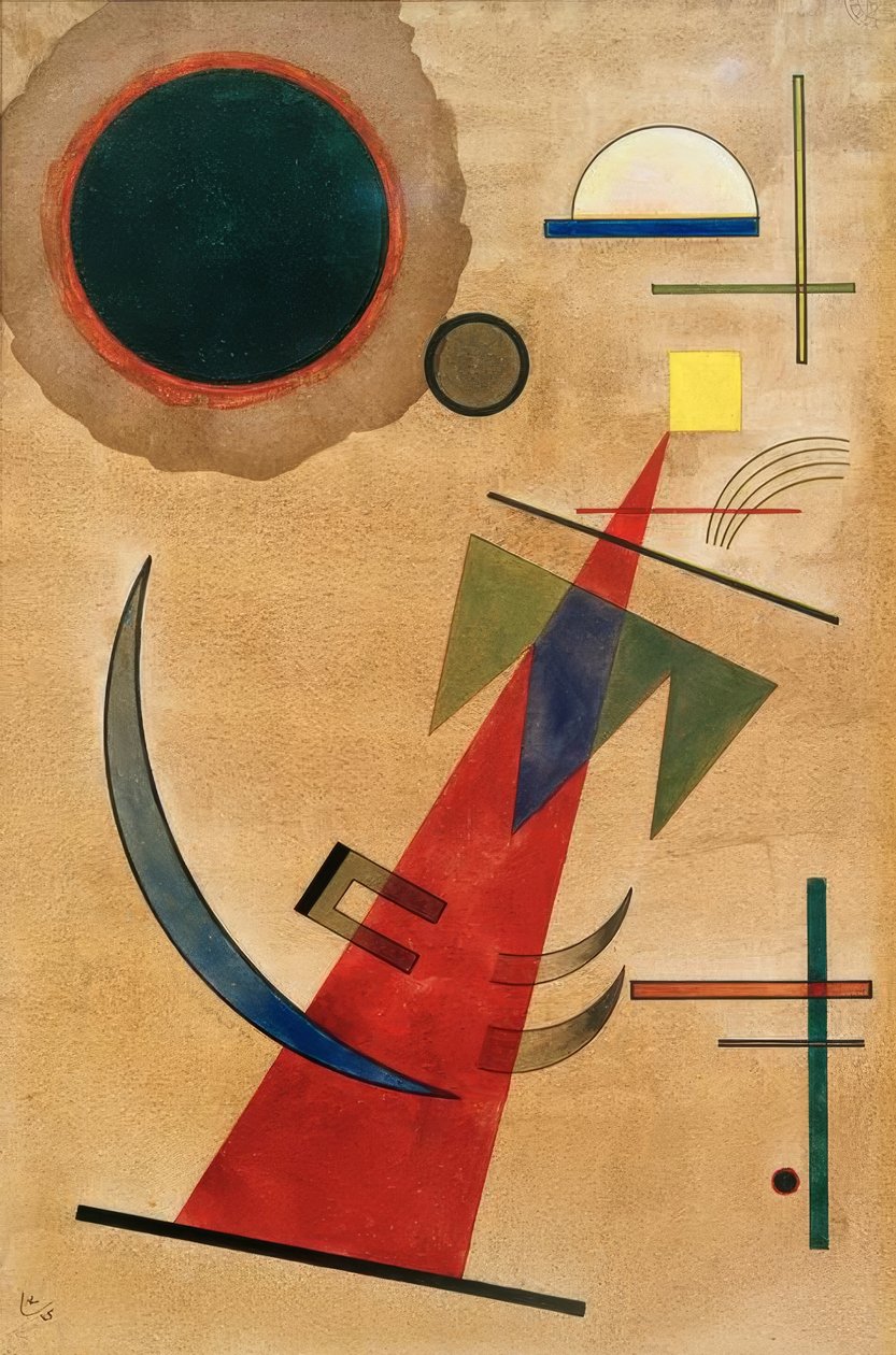 Rot im Spitzform tekijältä Wassily Kandinsky