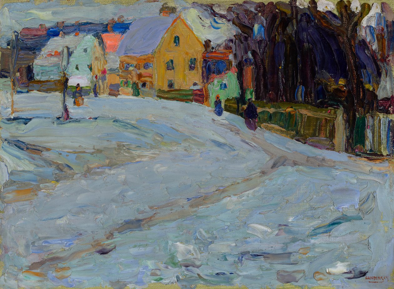 Schwabing - Nikolaiplatz tekijältä Wassily Kandinsky