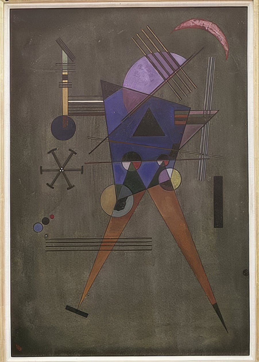 Musta kolmio. 1925 tekijältä Wassily Kandinsky