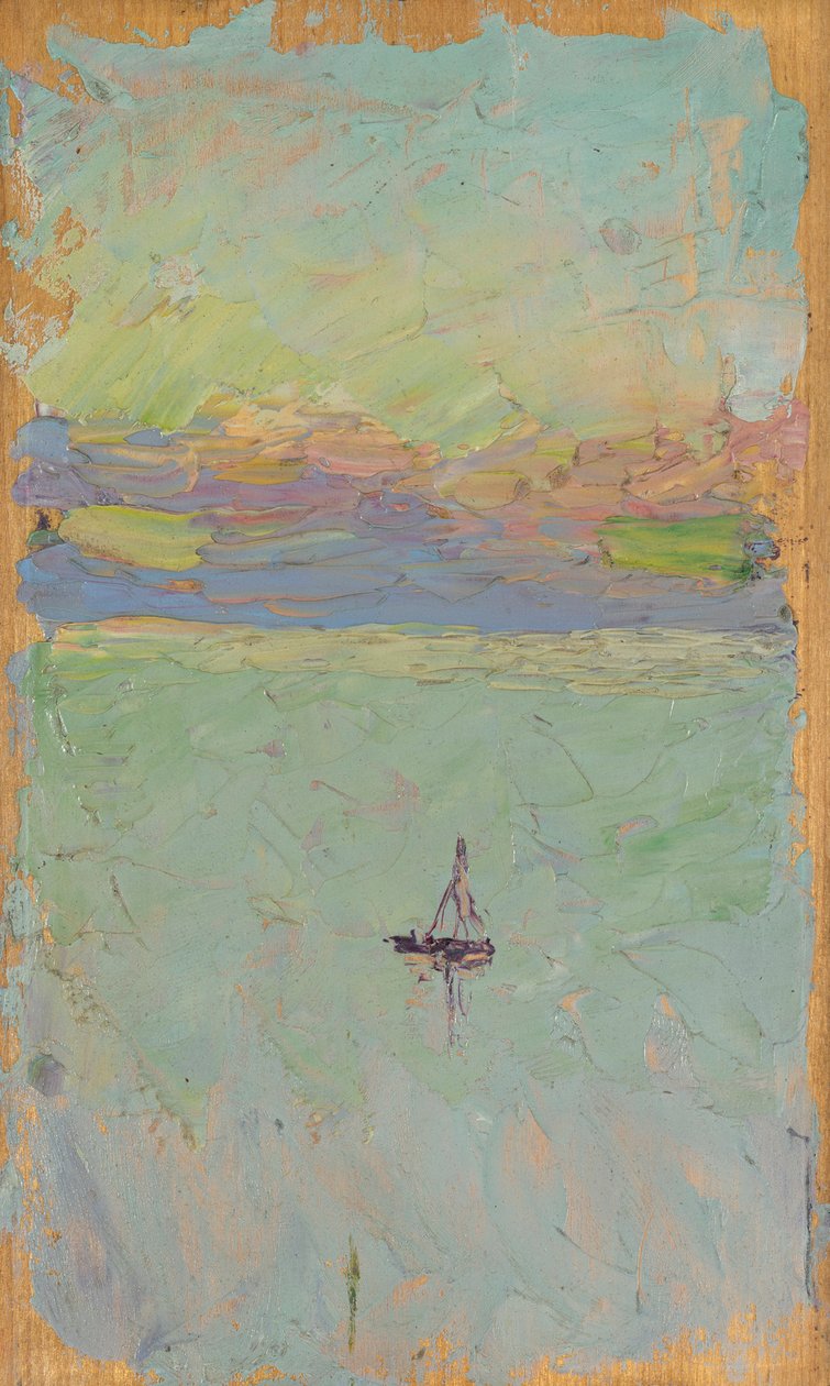 Purjevene merellä tekijältä Wassily Kandinsky