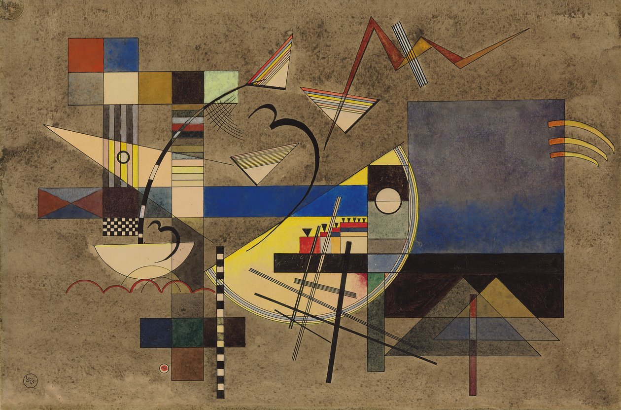 kiinteä III; Festes III tekijältä Wassily Kandinsky