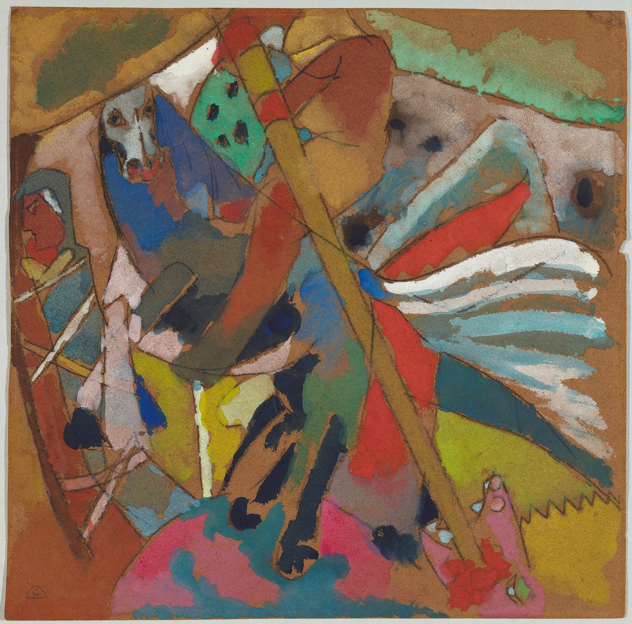 St. Georg II tekijältä Wassily Kandinsky