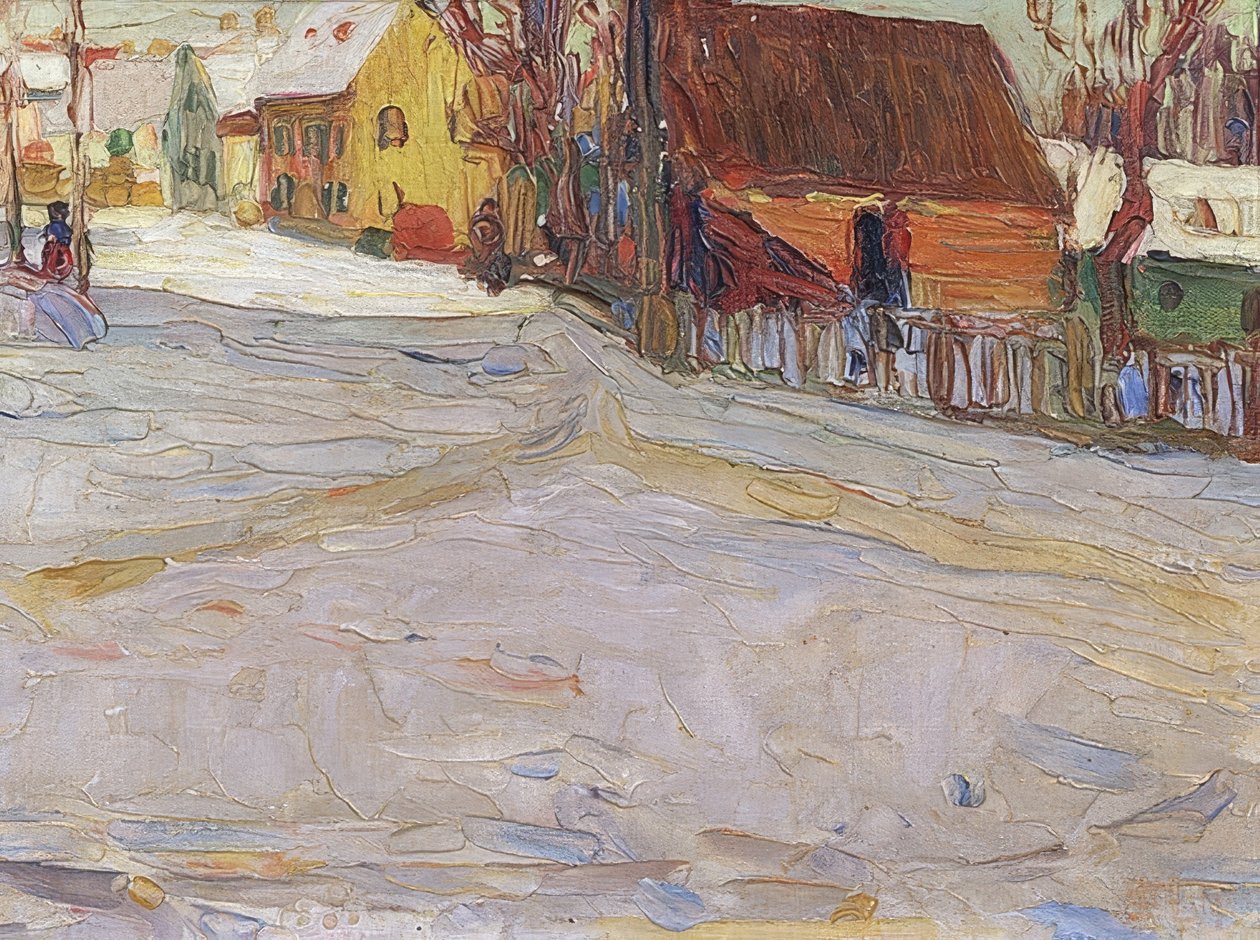 Kaupunkimaisema tekijältä Wassily Kandinsky