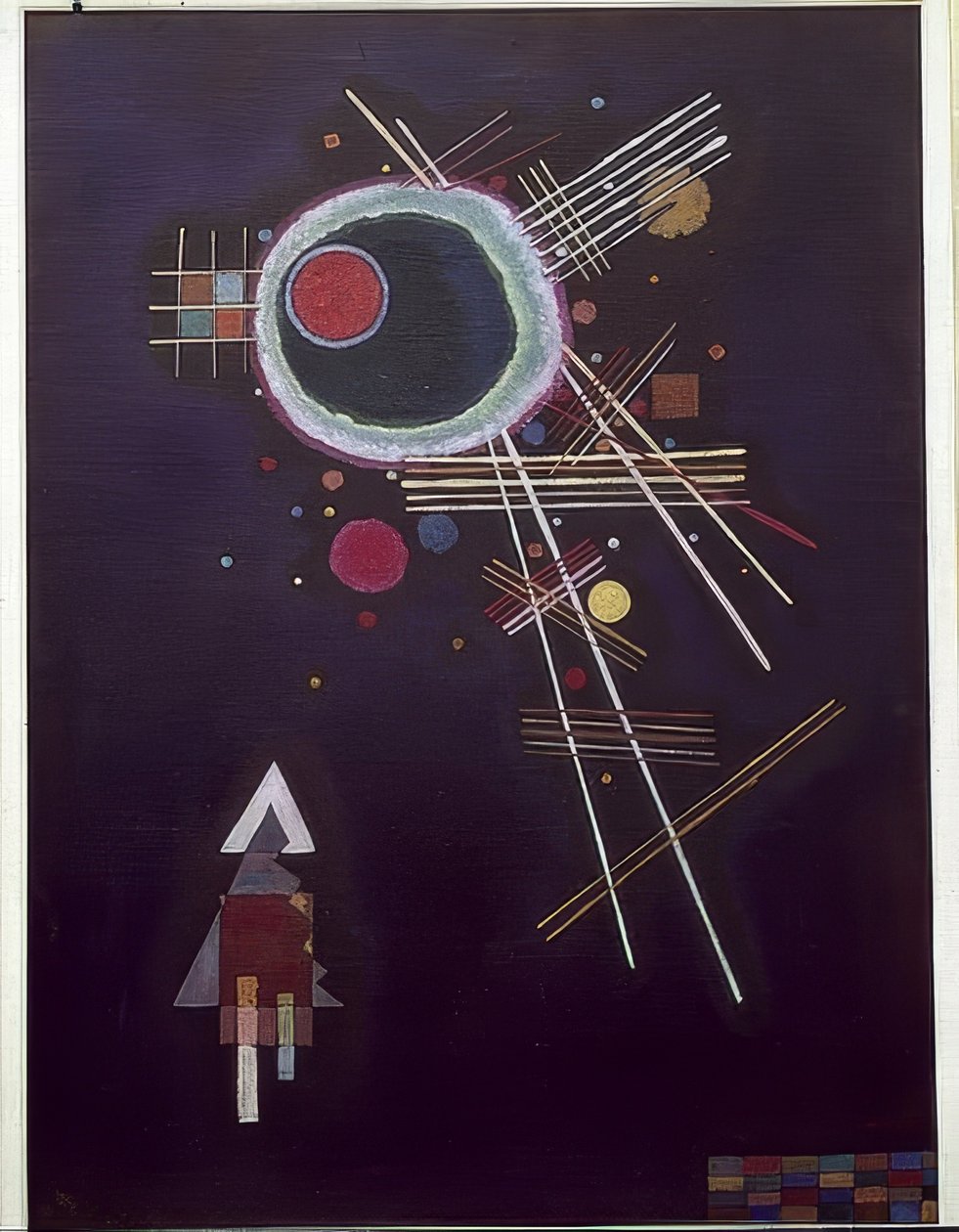 Säteen linjat. 1927 tekijältä Wassily Kandinsky