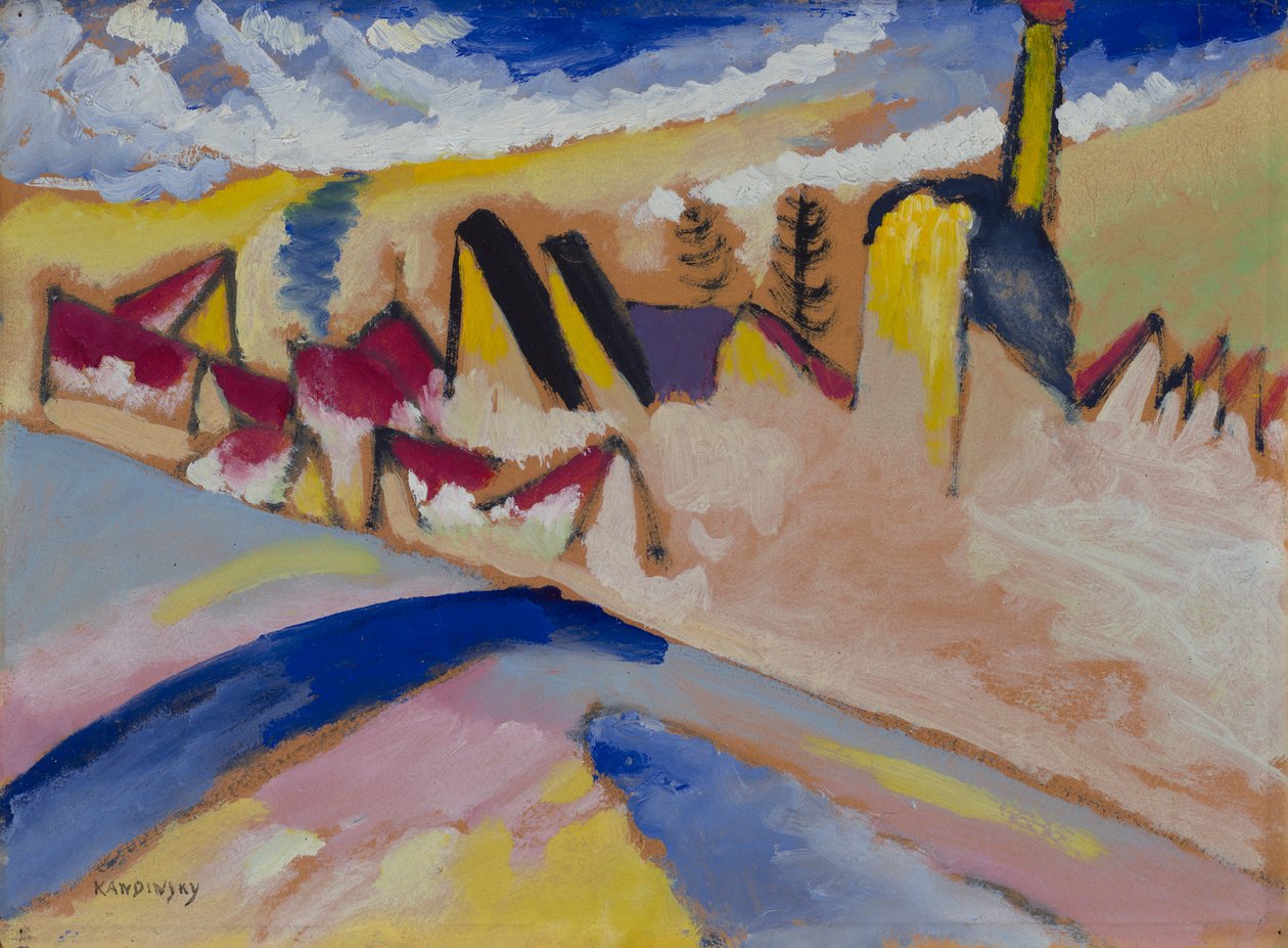 ”Winter II” -tutkimus tekijältä Wassily Kandinsky