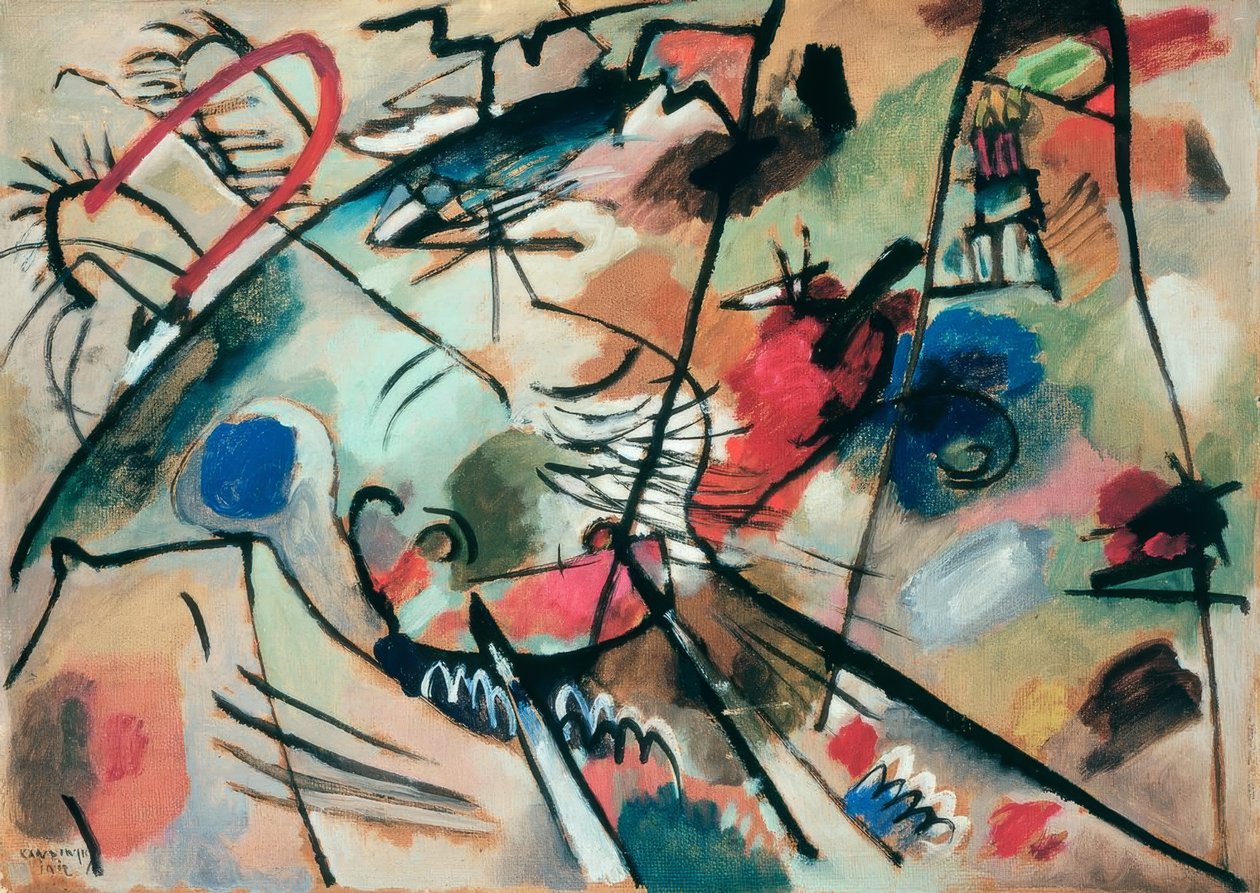Improvisaatiotutkimus 24 tekijältä Wassily Kandinsky