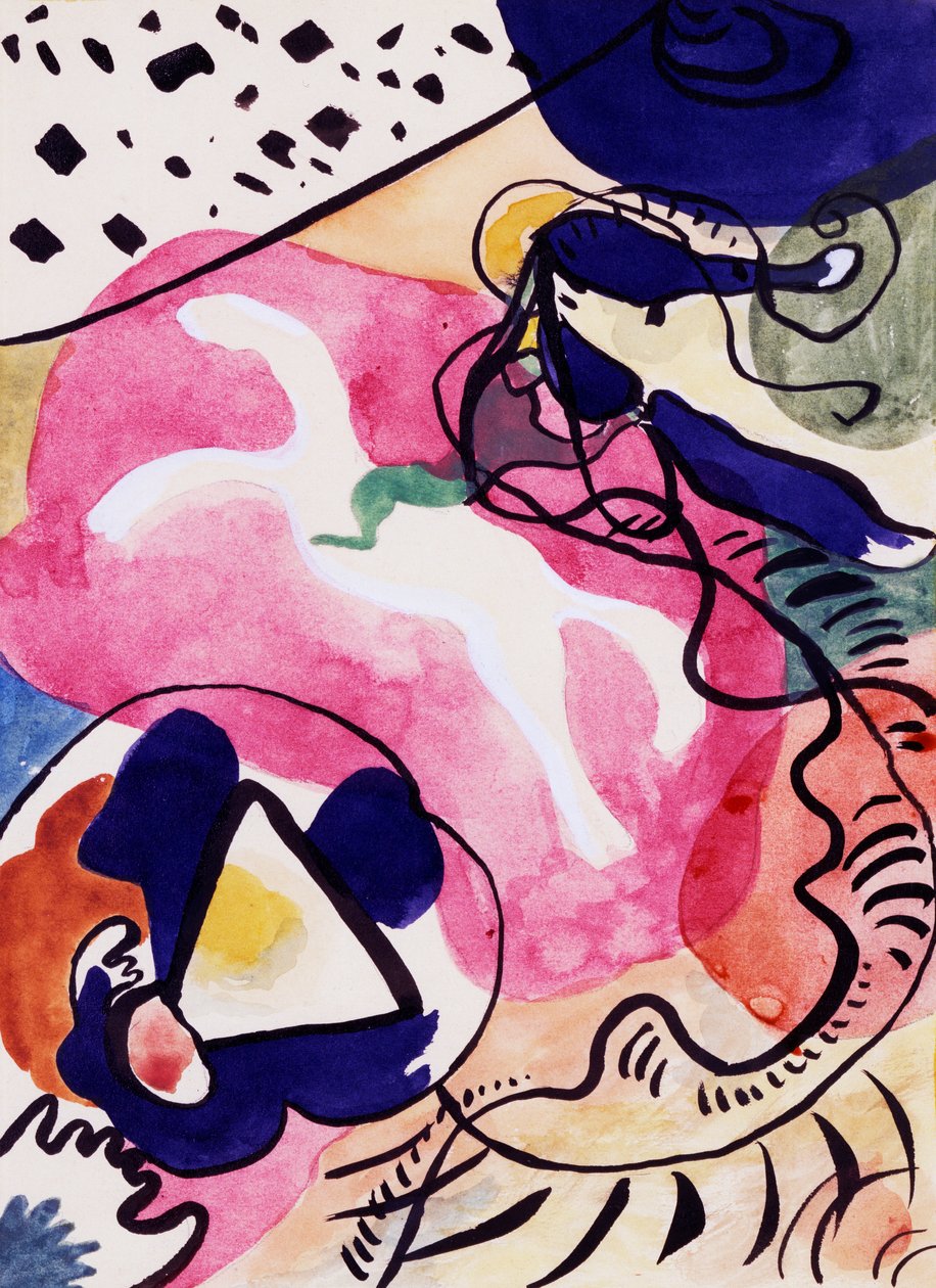 Tutkimus Blue Knightille tekijältä Wassily Kandinsky