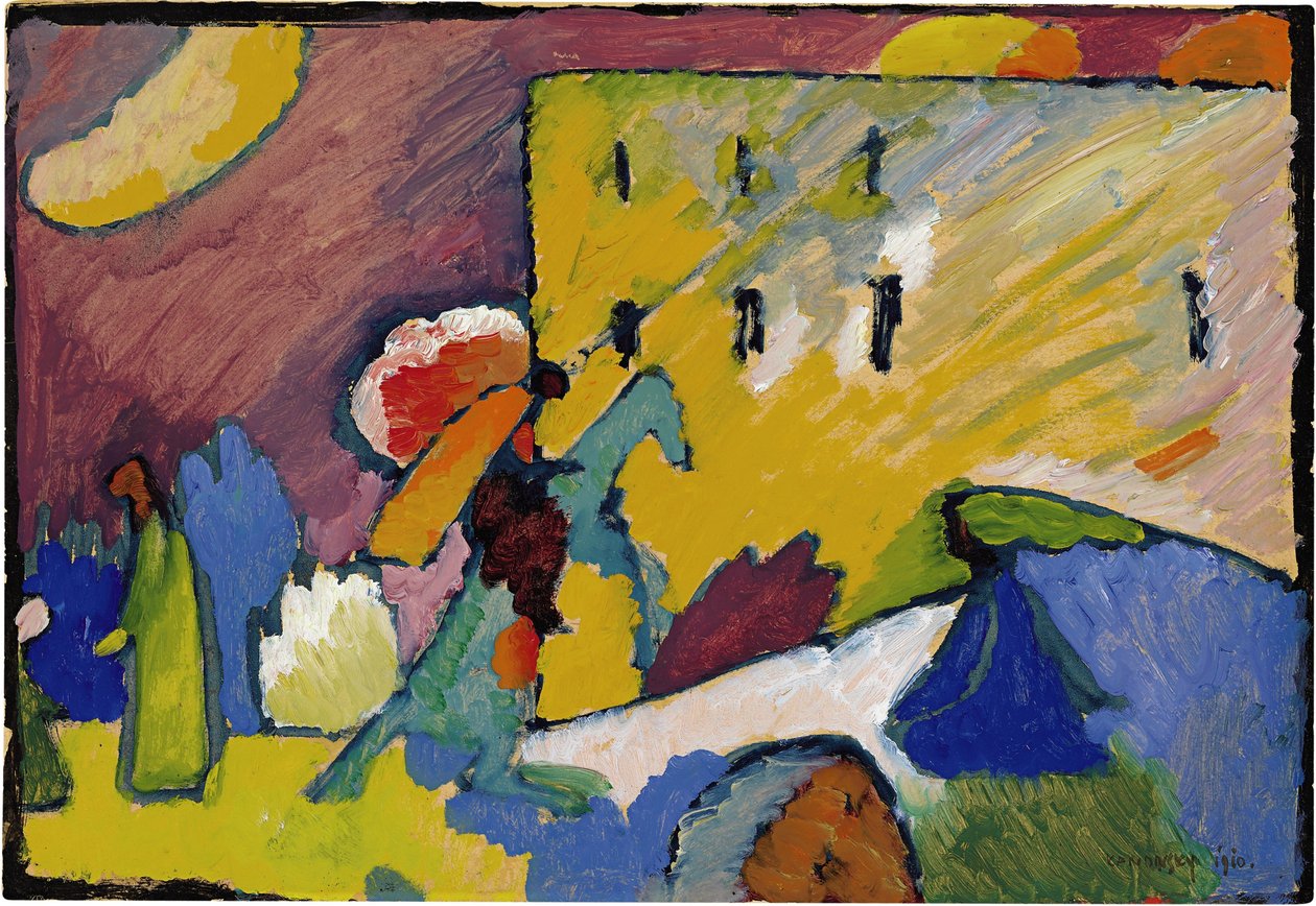 Study for Improvisation 3, 1909 tekijältä Wassily Kandinsky
