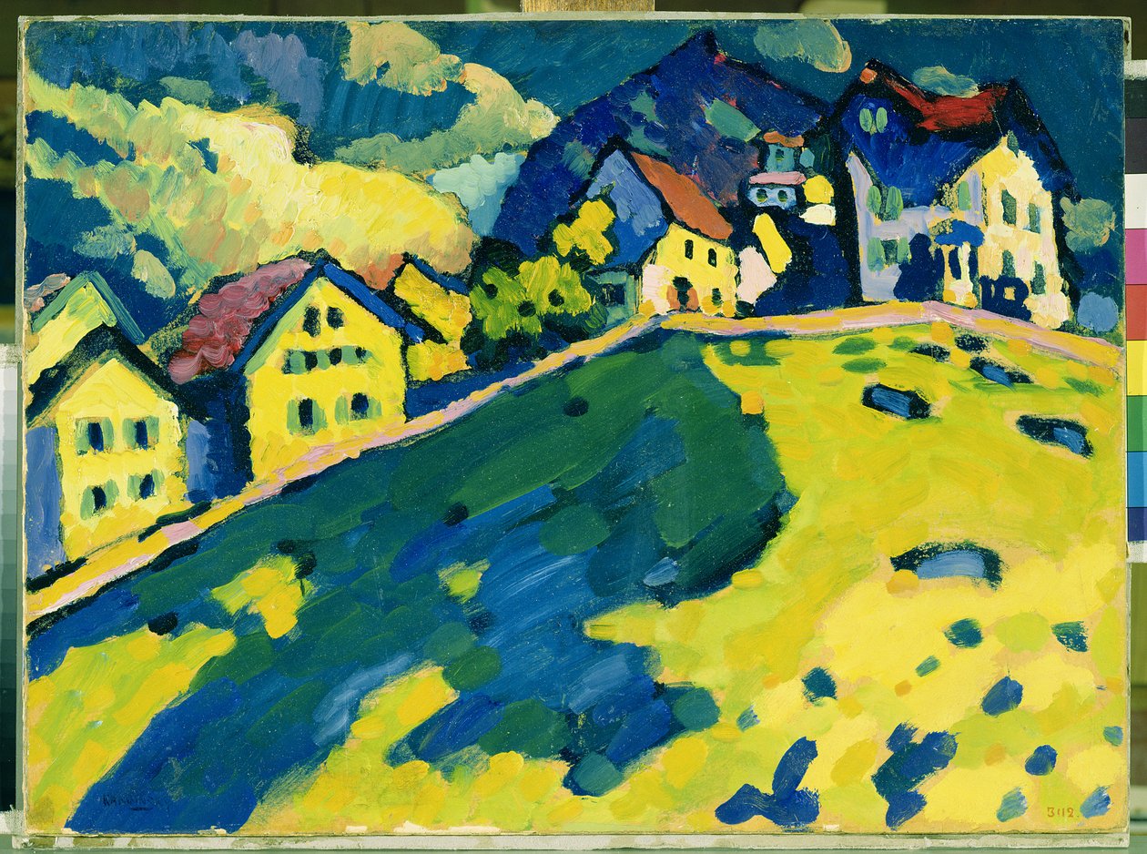 Kesäinen maisema tekijältä Wassily Kandinsky
